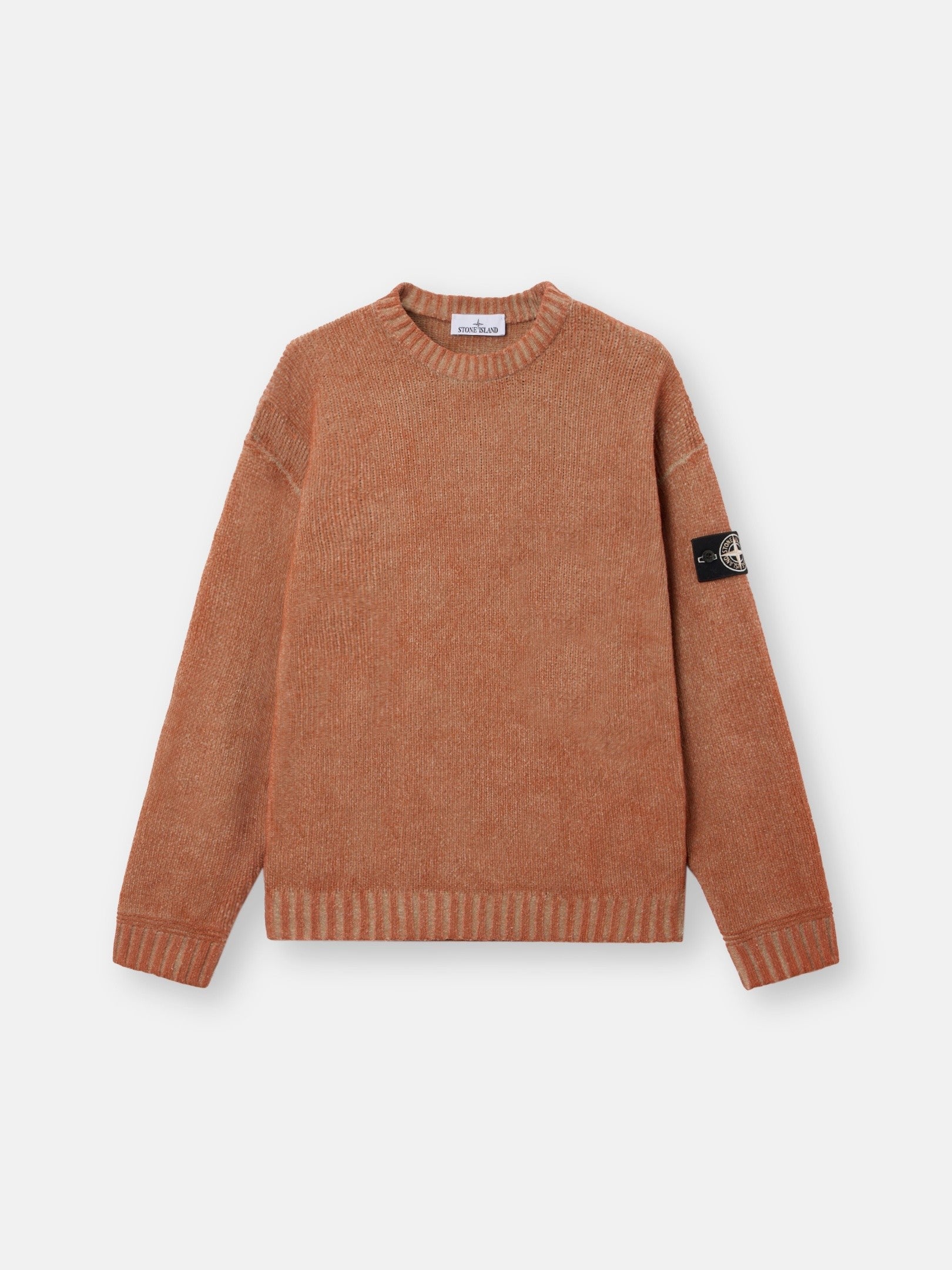 Stone Island Loose-Fit Crewneck Jumper with Contrast Stitch Details 5100016