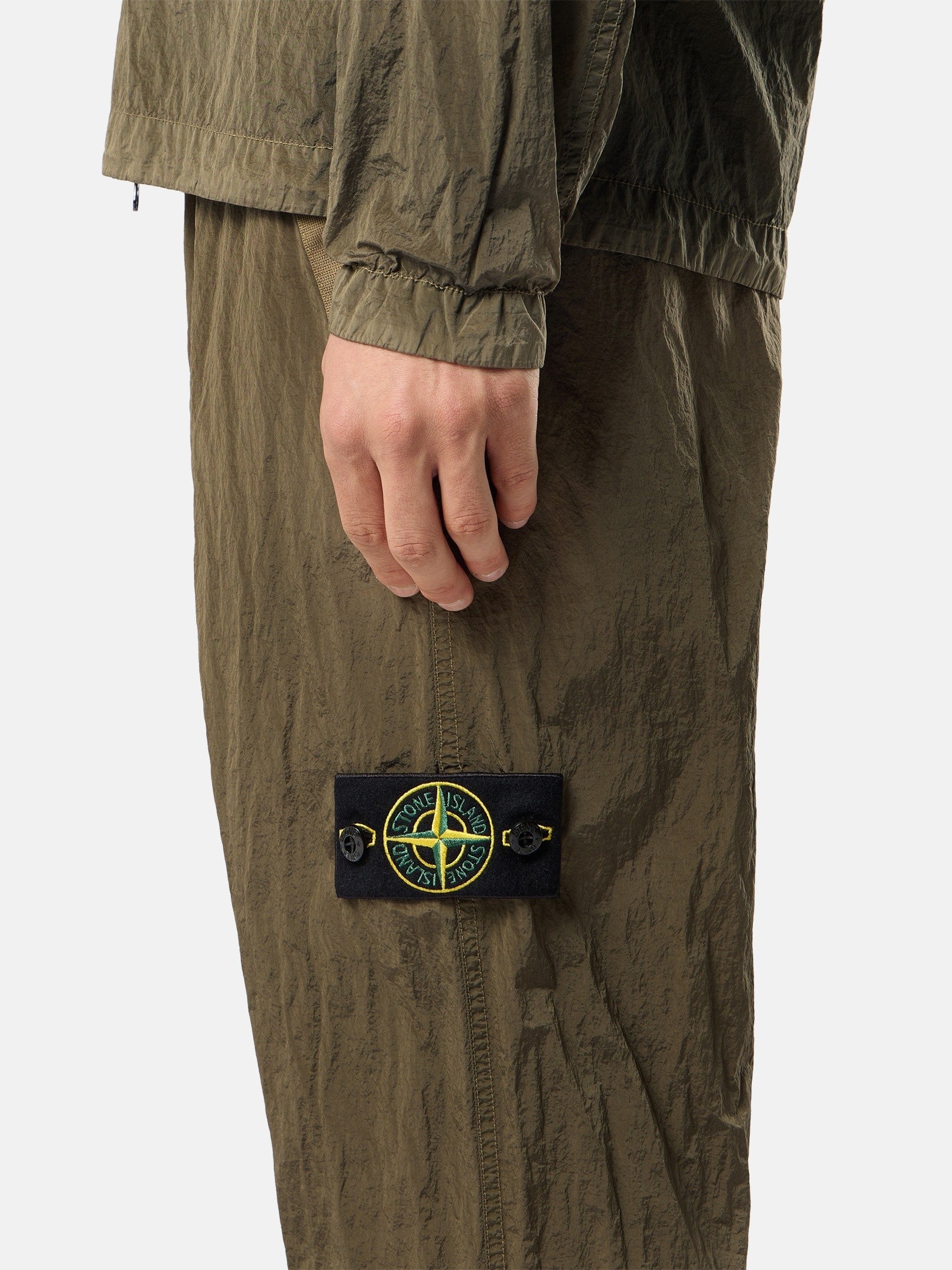 Stone Island Regular-Fit Joggers with Zipped Cuffs and Elastic Waist 3100011