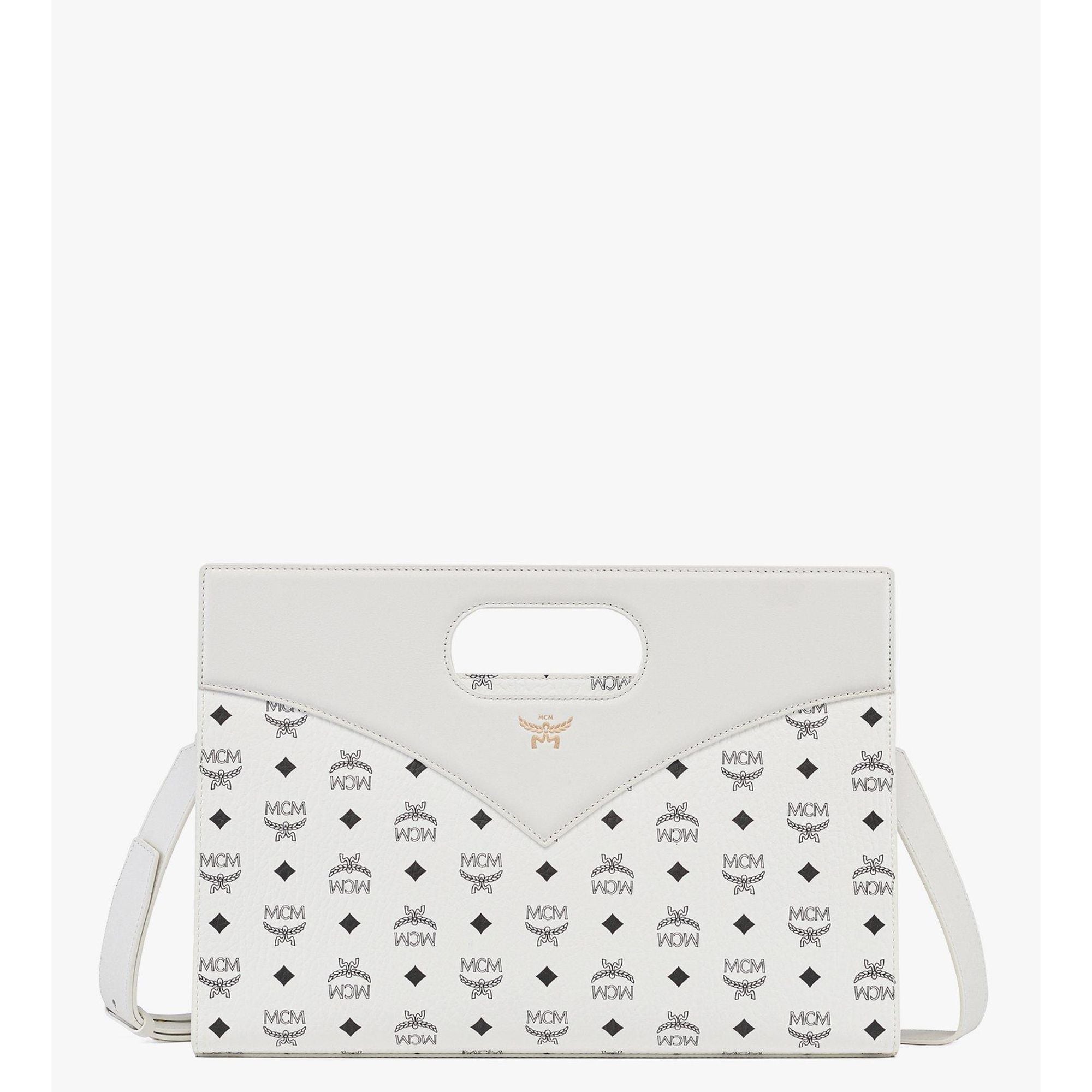 MCM Diamond Tote in Visetos Leather Mix