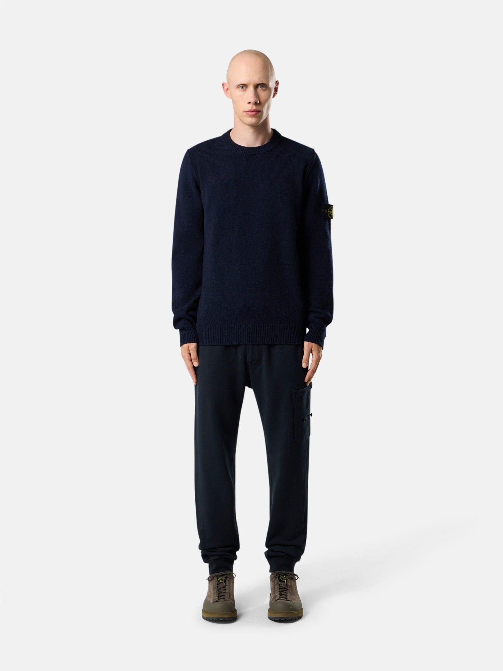 Stone Island Regular-Fit Crewneck Jumper with Ribbed Trims 5100072