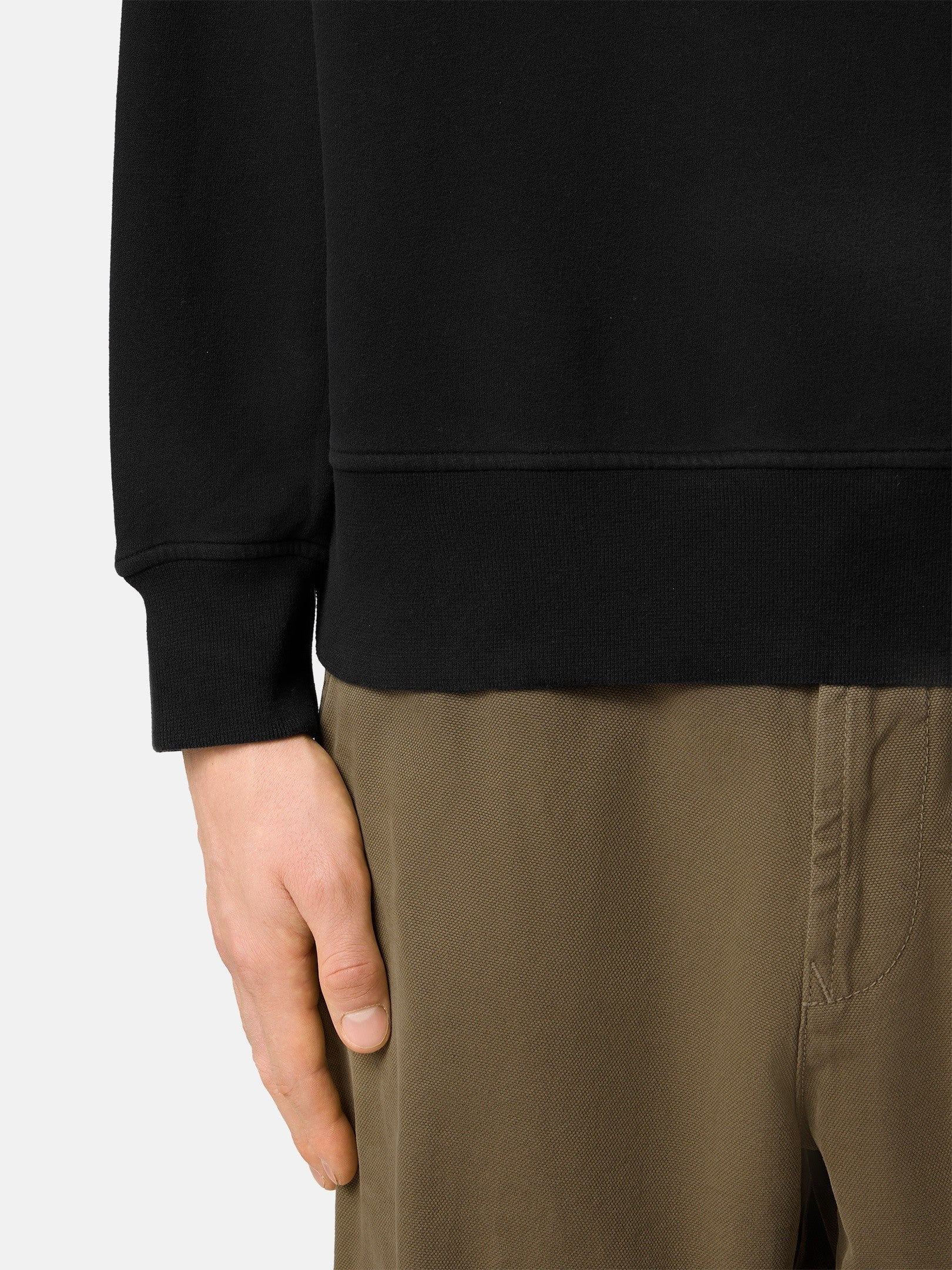 Stone Island Oversized-Fit Crewneck Sweatshirt with 'blurred Compass' Print 6100039