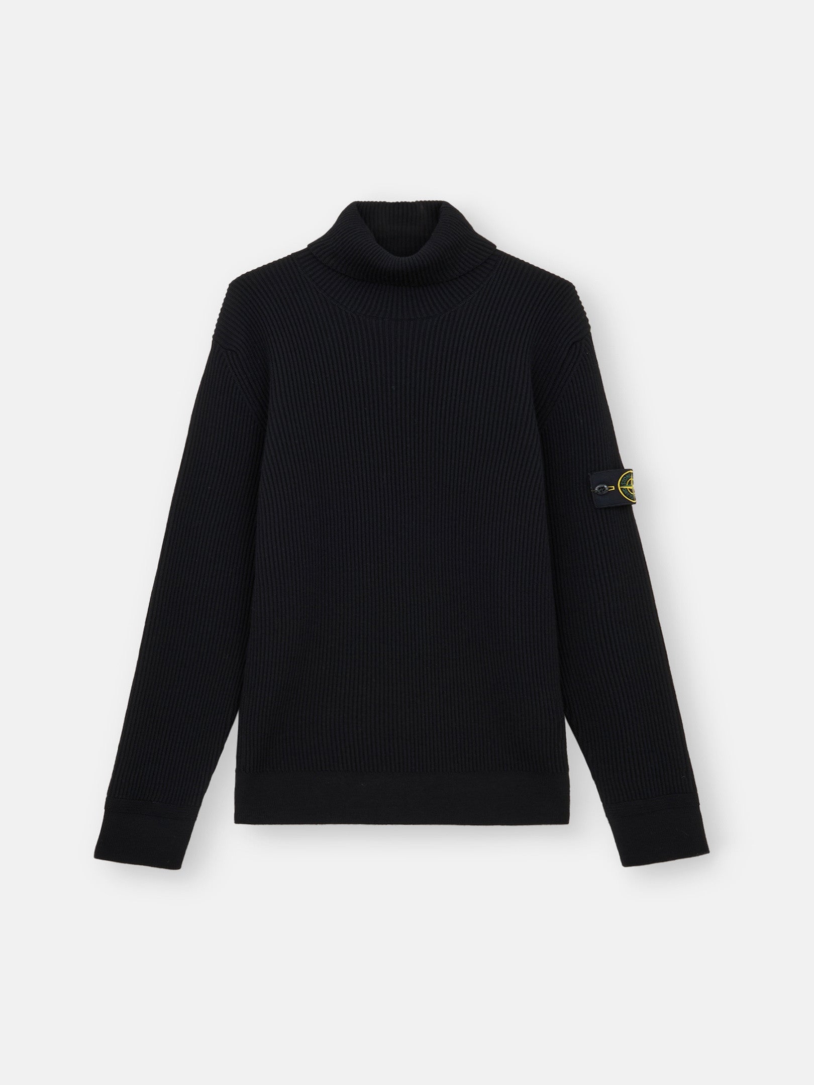 Stone Island Turtleneck Jumper with Finely Ribbed Trims 5100052