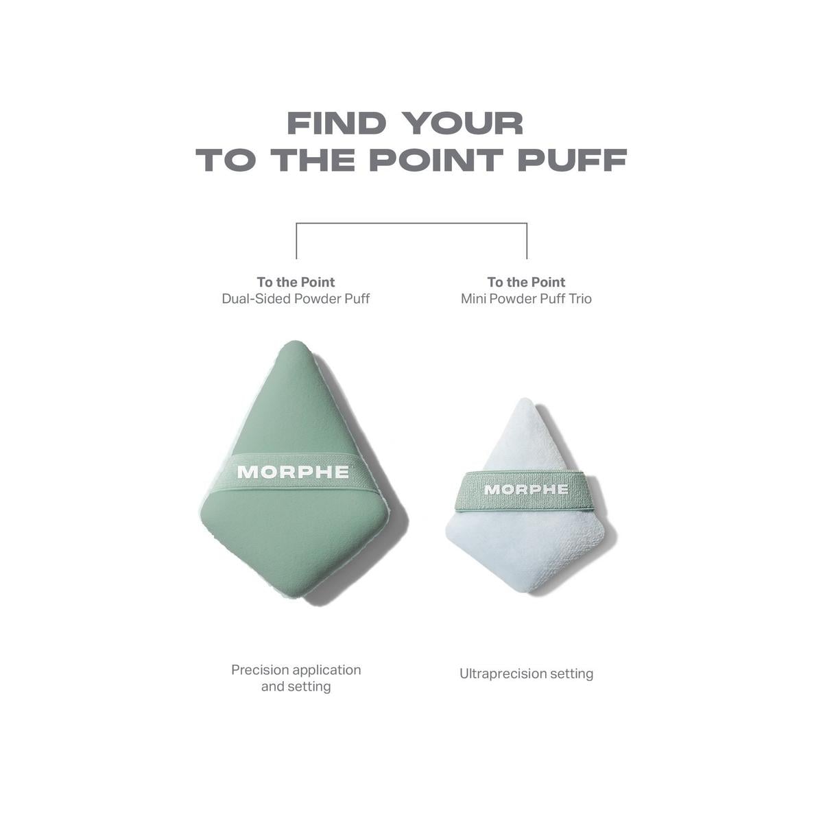 Morphe to the Point Dual-Sided Powder Puff