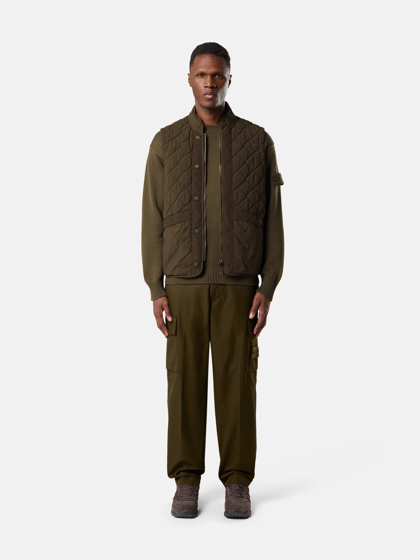 Stone Island Padded Vest with Anti-Drop G100007