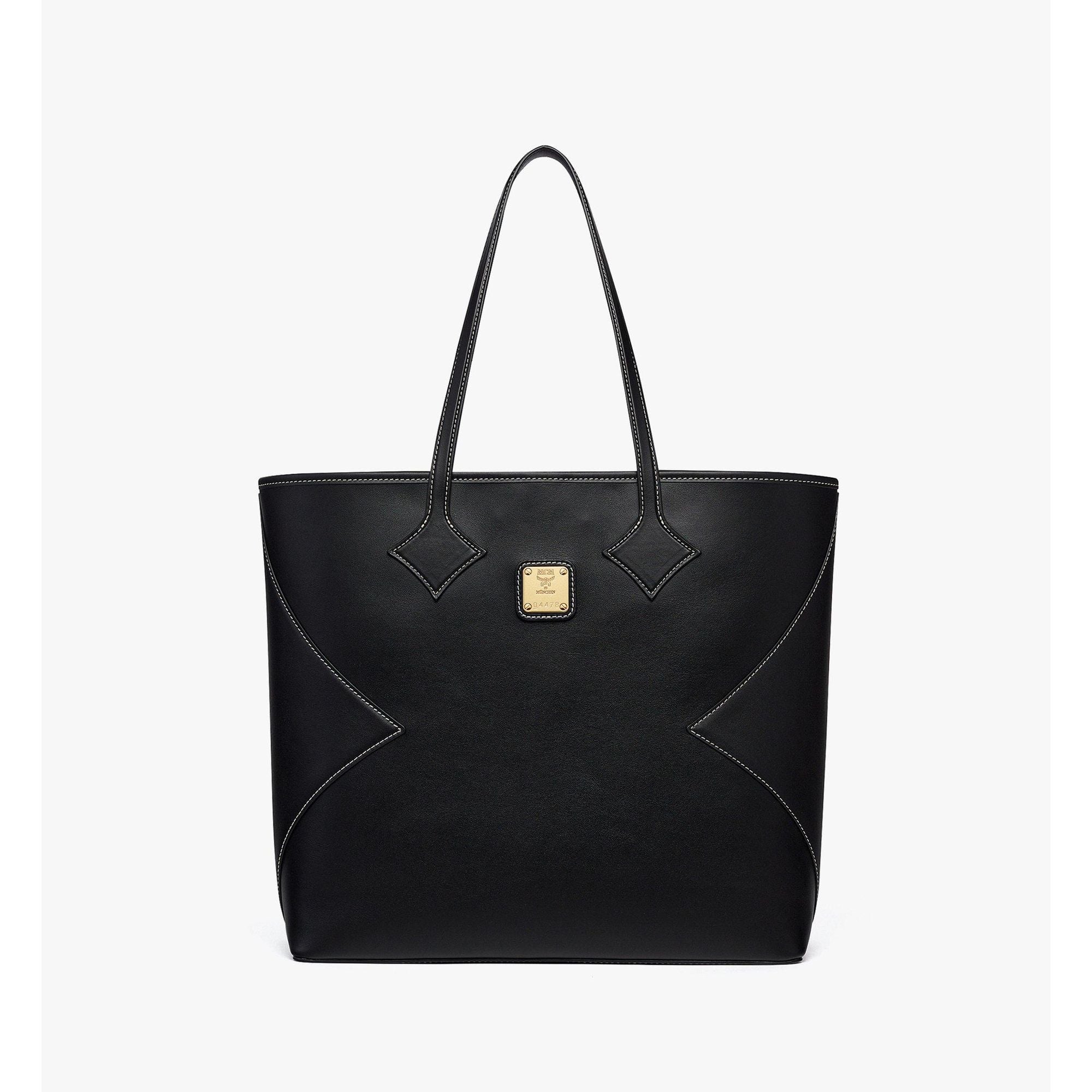 MCM Large Dia Shopper in Calfskin Leather