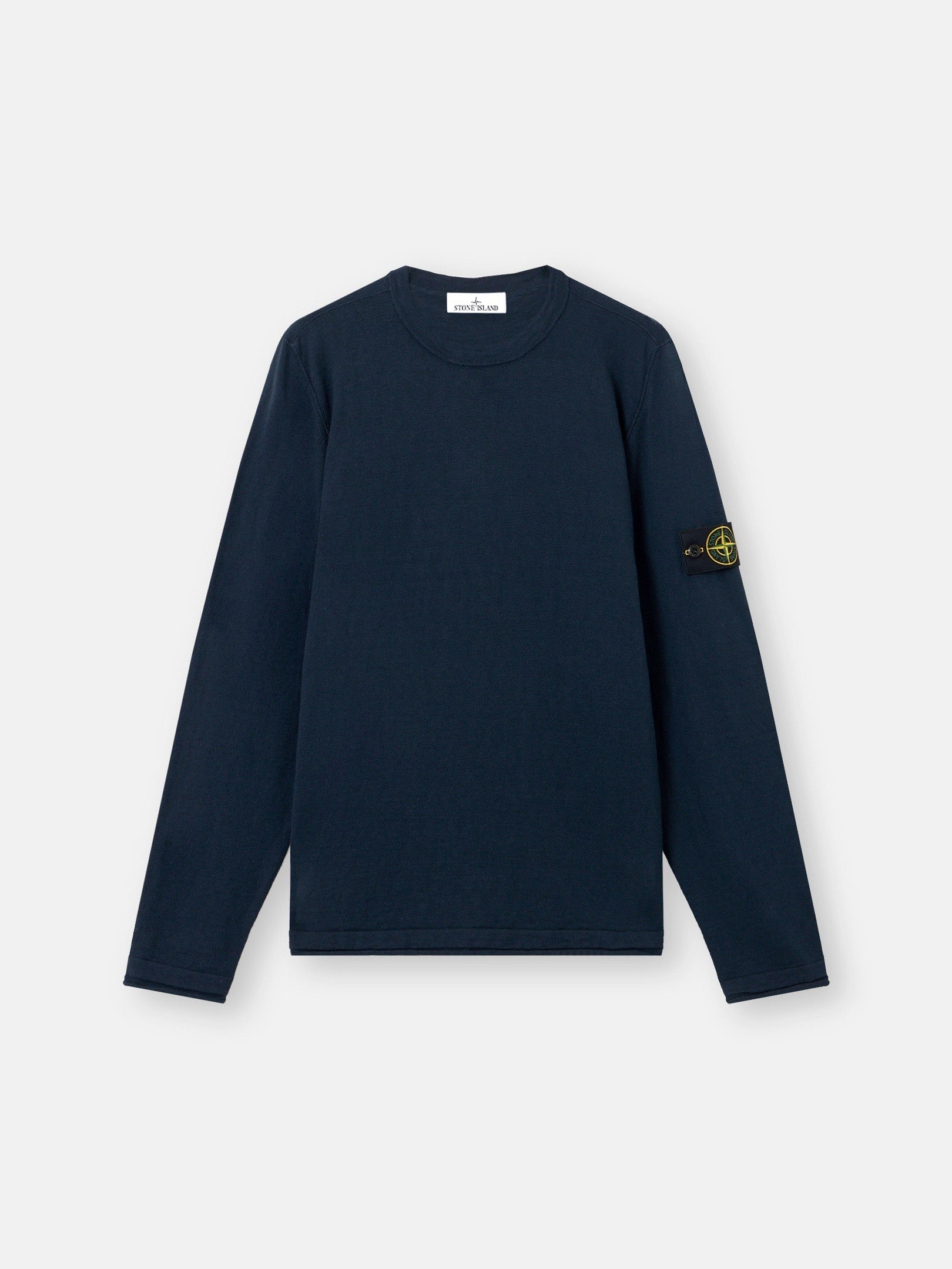 Stone Island Crewneck Jumper with Small Roll Finishes 5100052