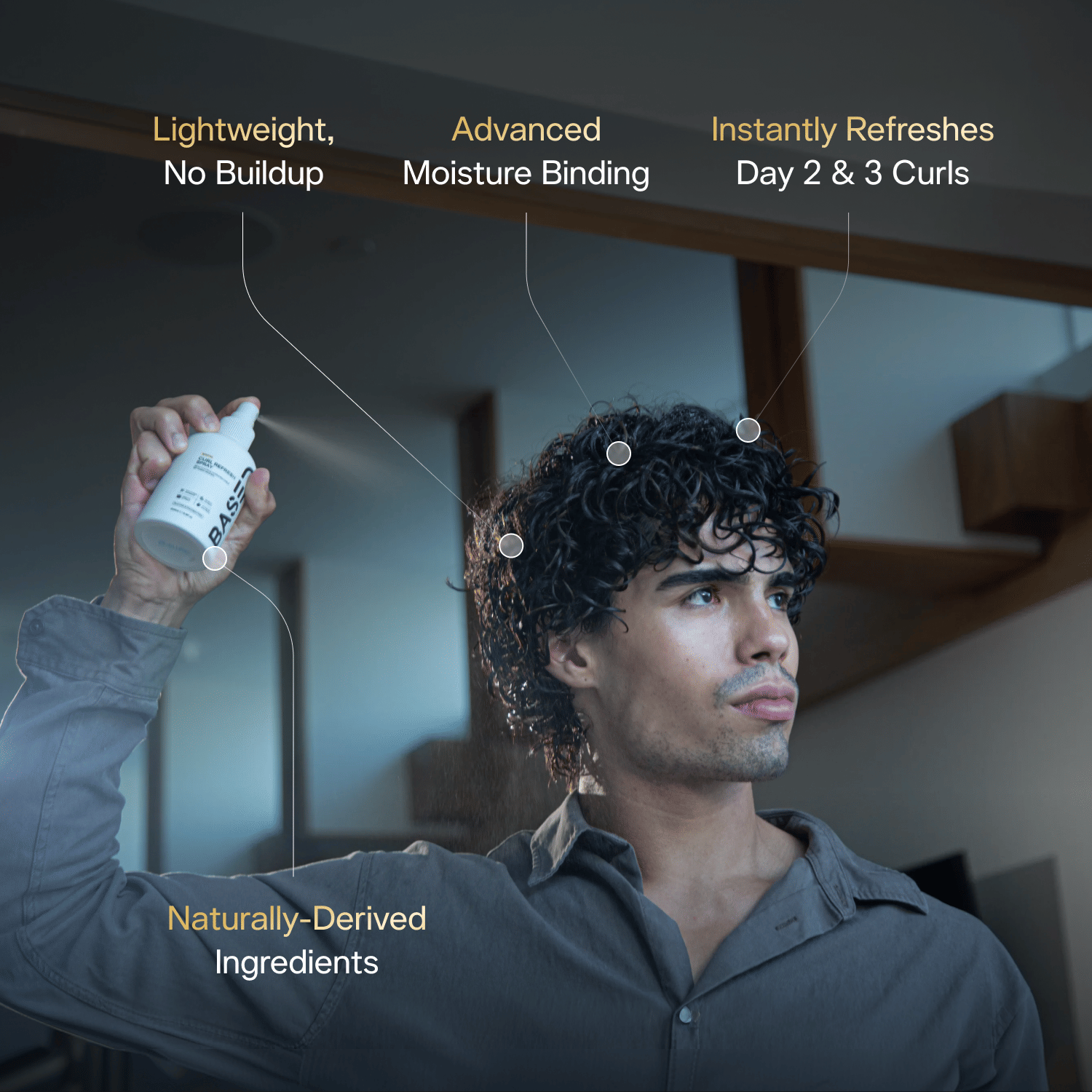 Based Curl Refresh Spray