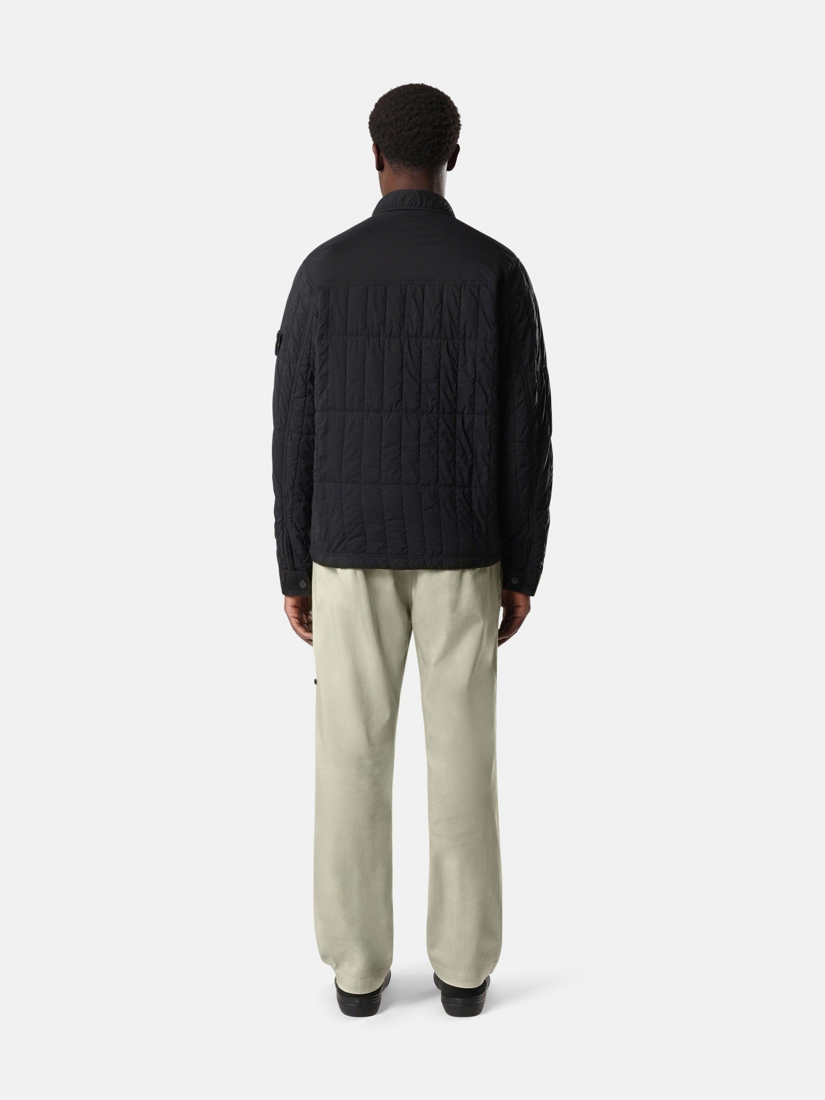 Stone Island Quilted Padded Coach Jacket with Anti-Drop 4100014