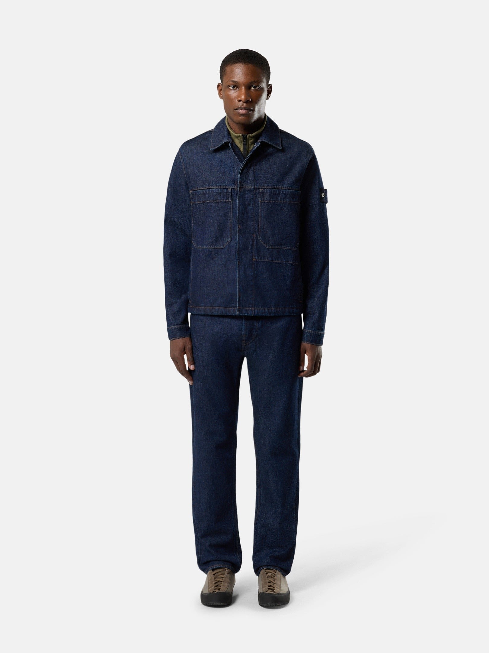 Stone Island Regular-Straight-Fit Five-Pocket Jeans J100005