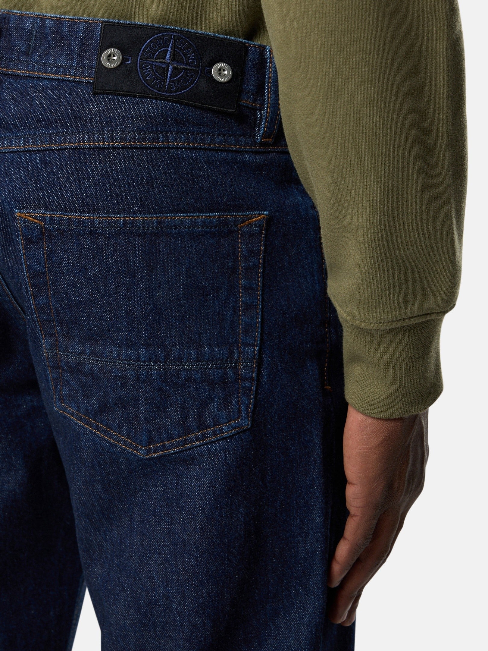 Stone Island Regular-Straight-Fit Five-Pocket Jeans J100005