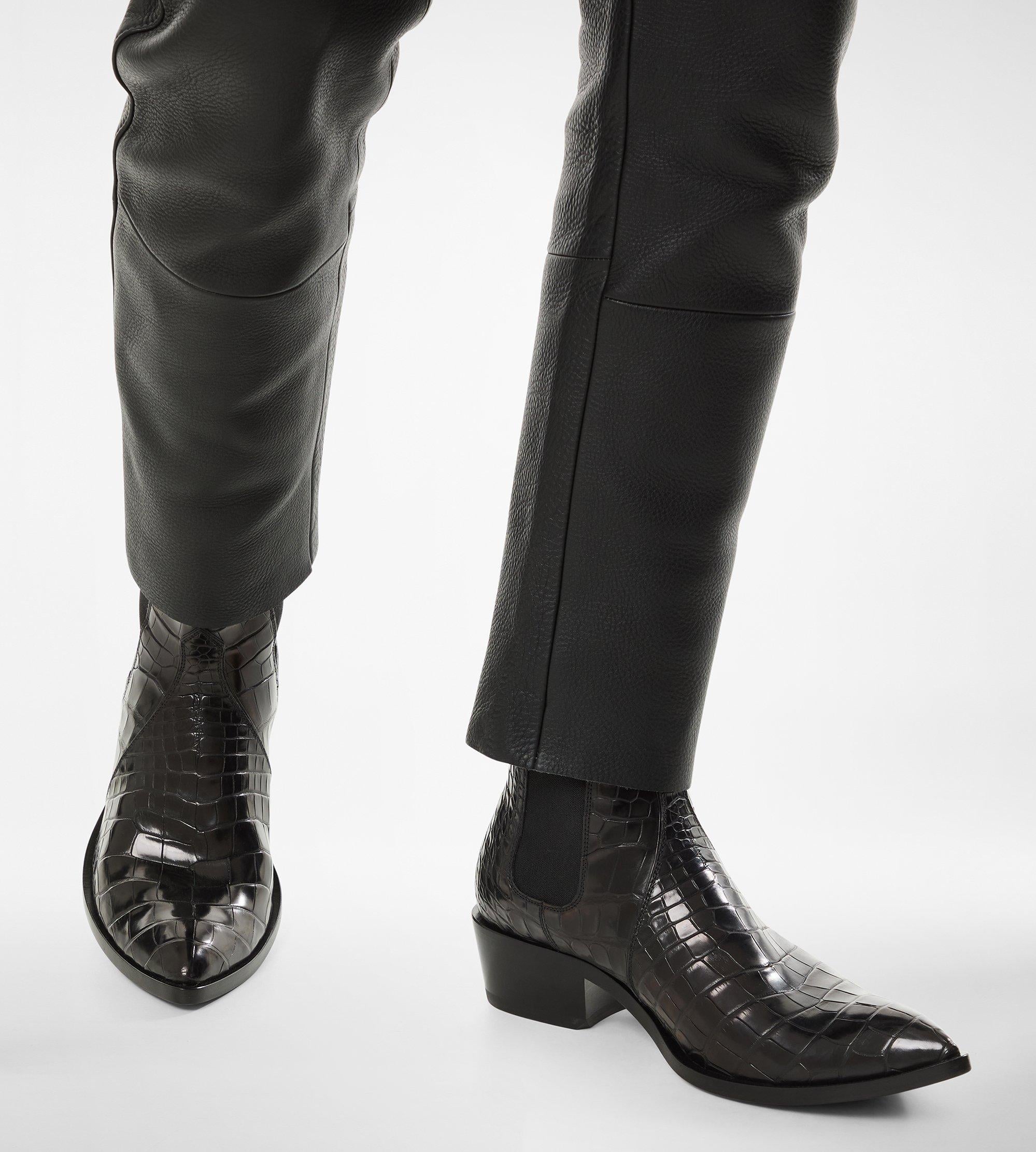 Tom Ford Matte Printed Python Chelsea Boot