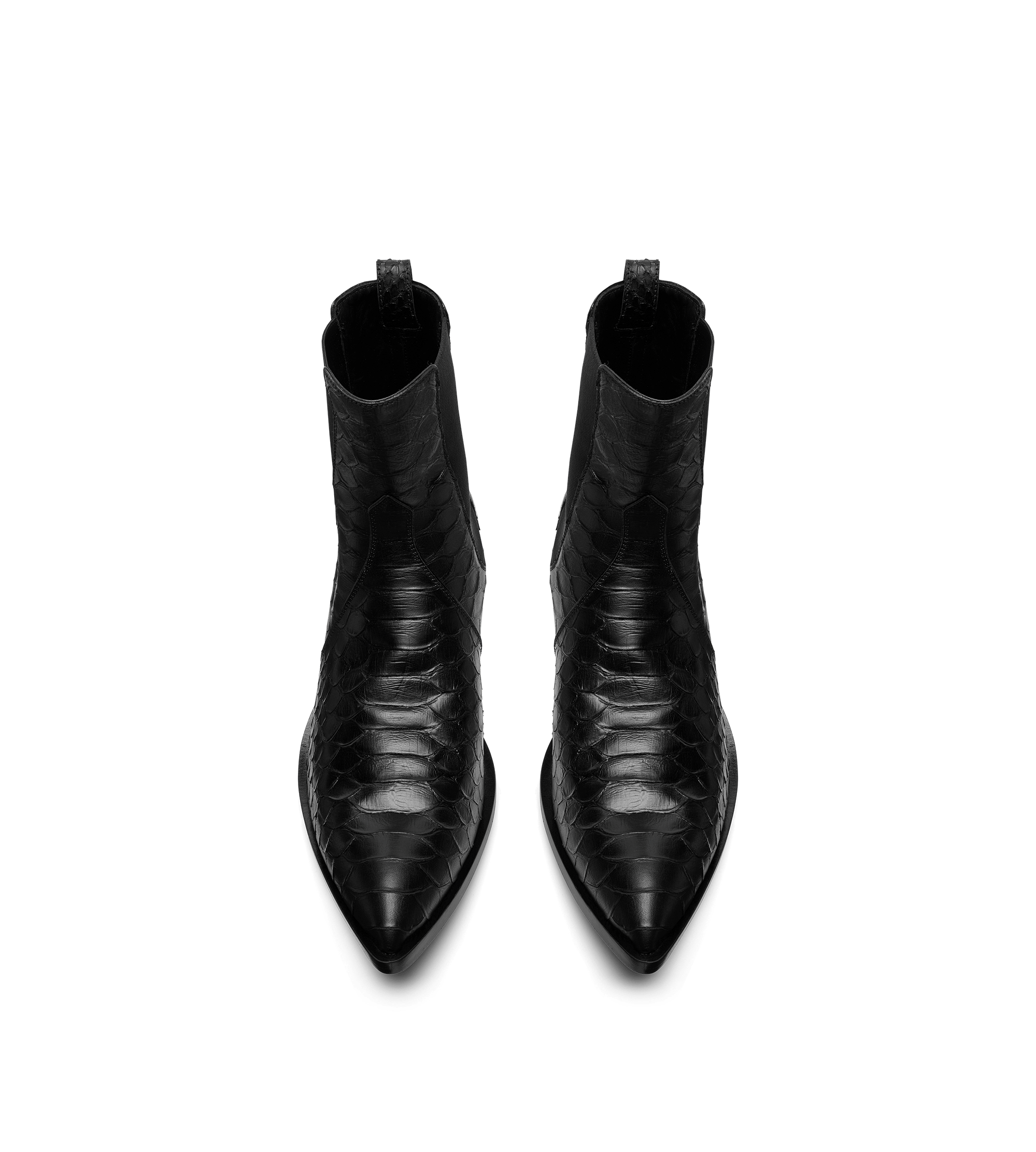 Tom Ford Matte Printed Python Chelsea Boot