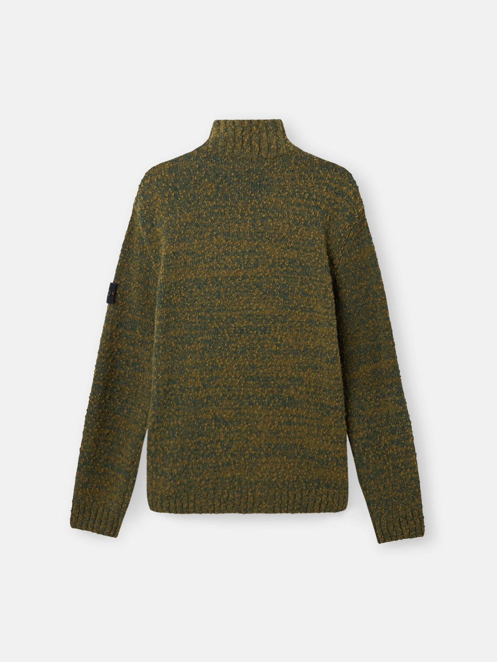 Stone Island Loose-Fit Half-Zip Jumper with Ribbed Trims 5100032