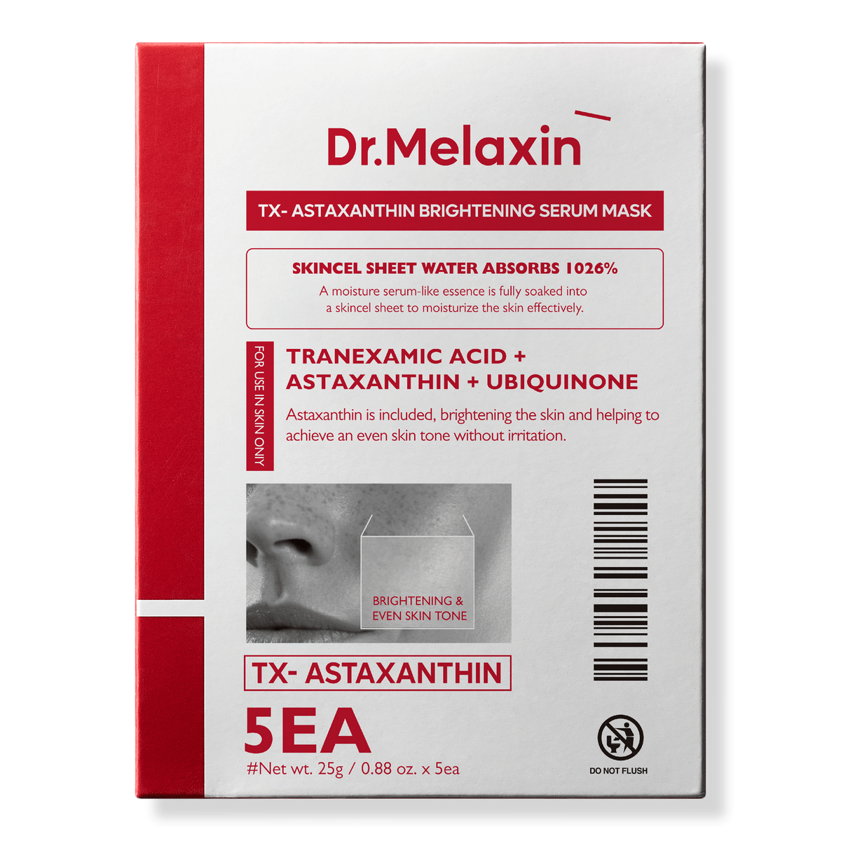 Dr. Melaxin TX-Astaxanthin Brightening Serum Mask