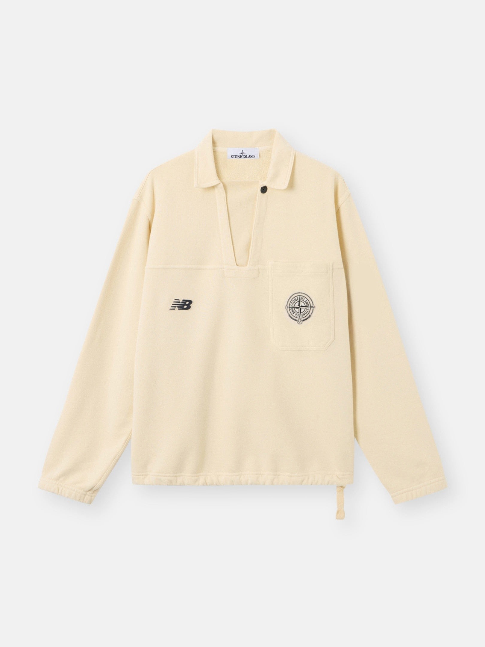 Stone Island Oversized-Fit Sweatshirt with Chest Pocket