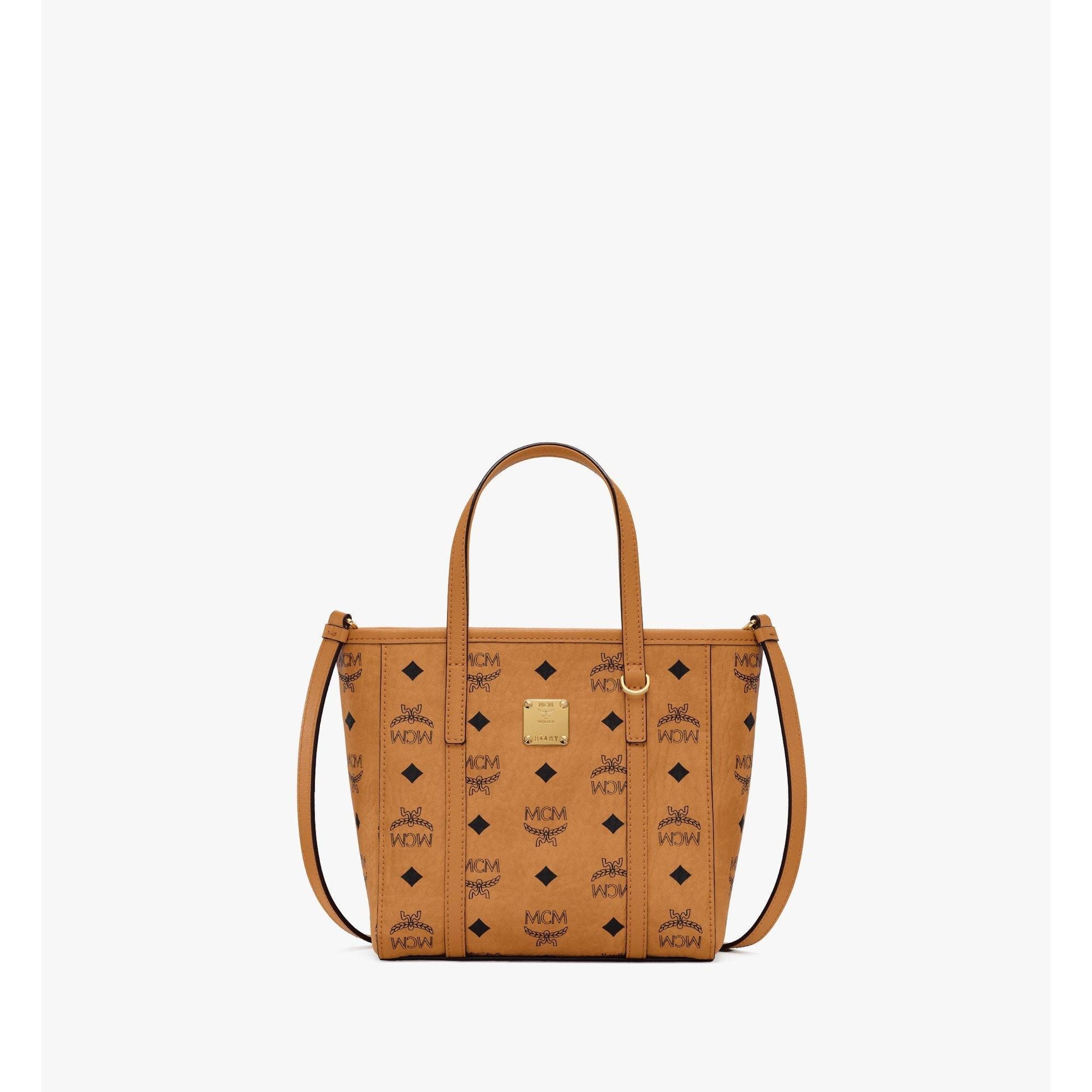 MCM Mini Toni Top-Zip Shopper in Visetos