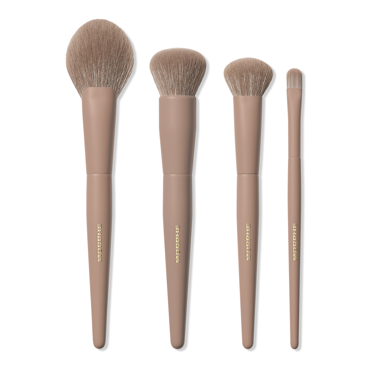 Morphe Iced Mocha 4-Piece Face Brush Set