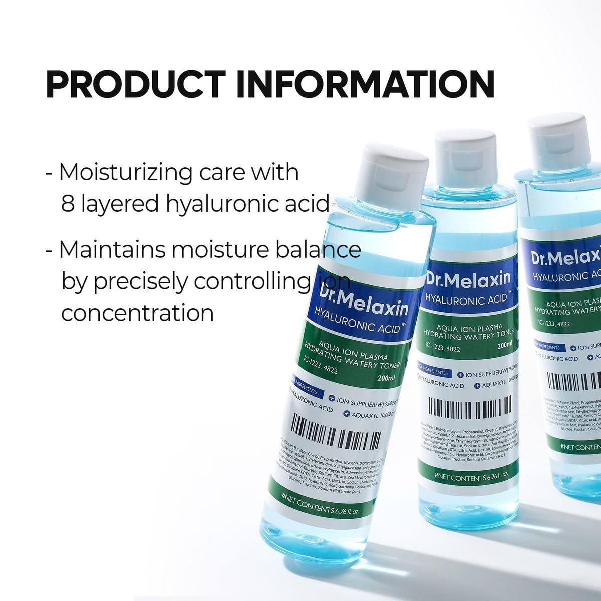 Dr. Melaxin Aqua Ion Plasma Hydrating Watery Toner