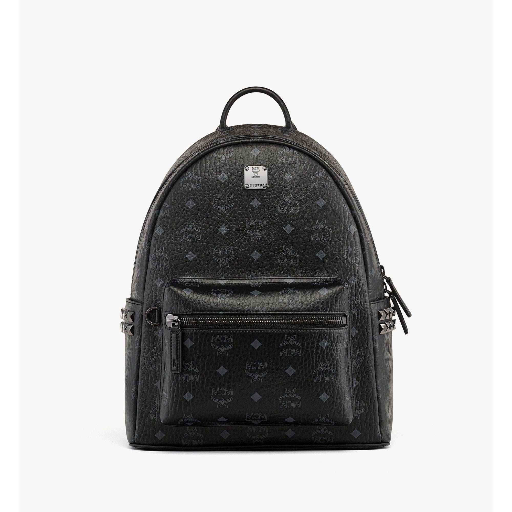 MCM Small-Medium Stark Side Studs Backpack in Visetos
