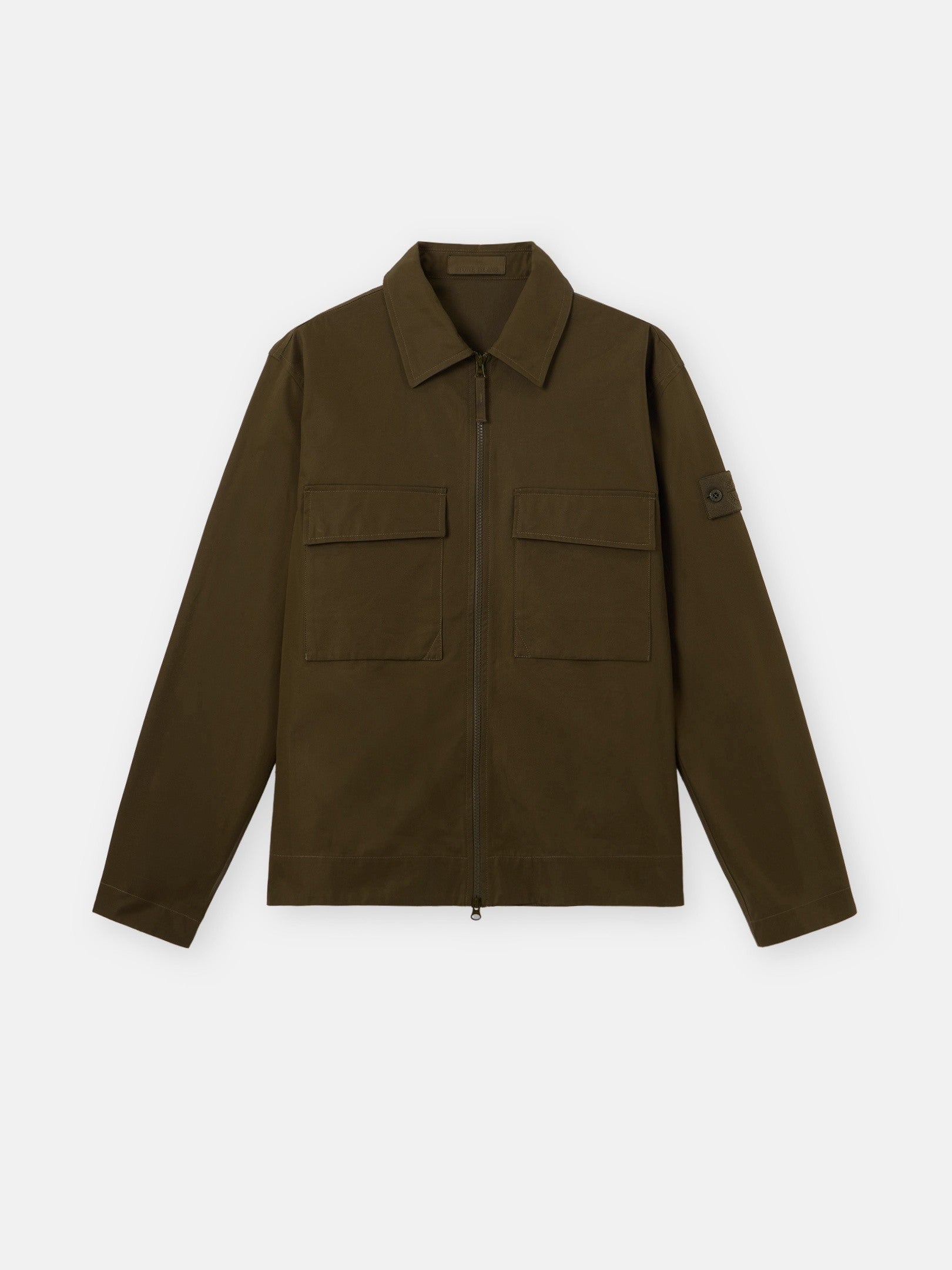 Stone Island Comfort-Fit Windproof and Breathable Zip-Up Overshirt 1200018