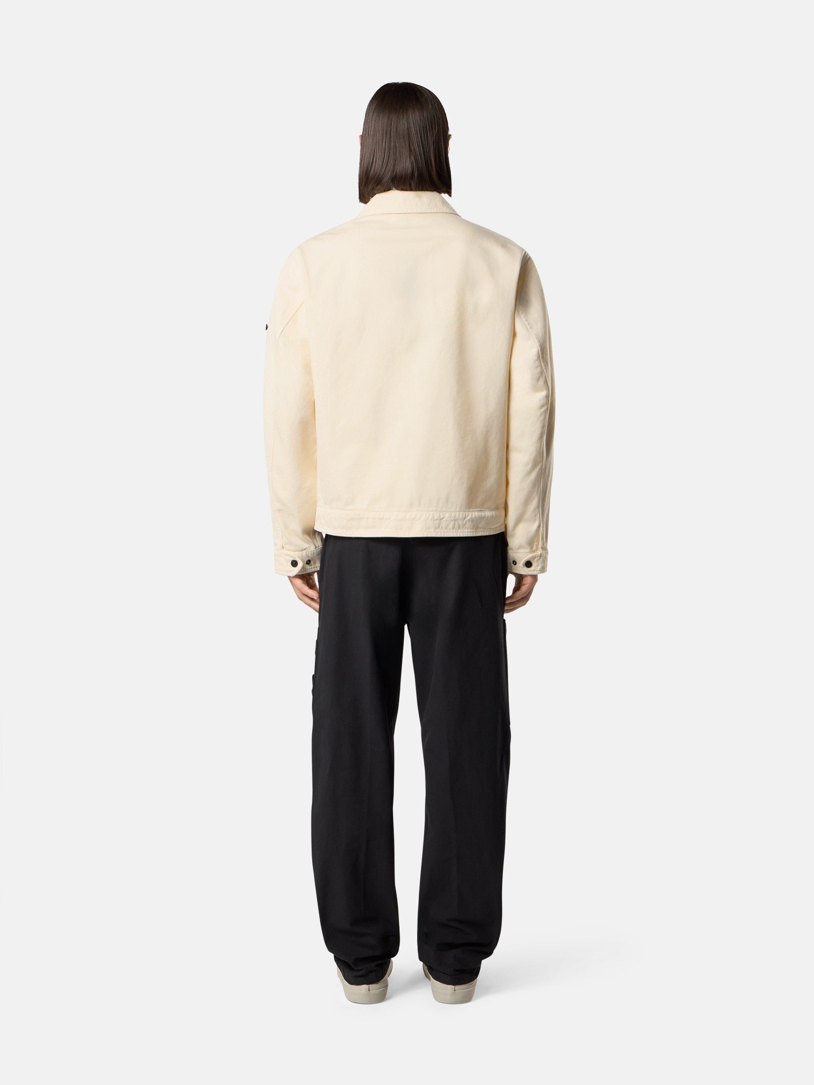 Stone Island Loose-Fit Cargo Trousers with Zip and Snap Pockets 3100015