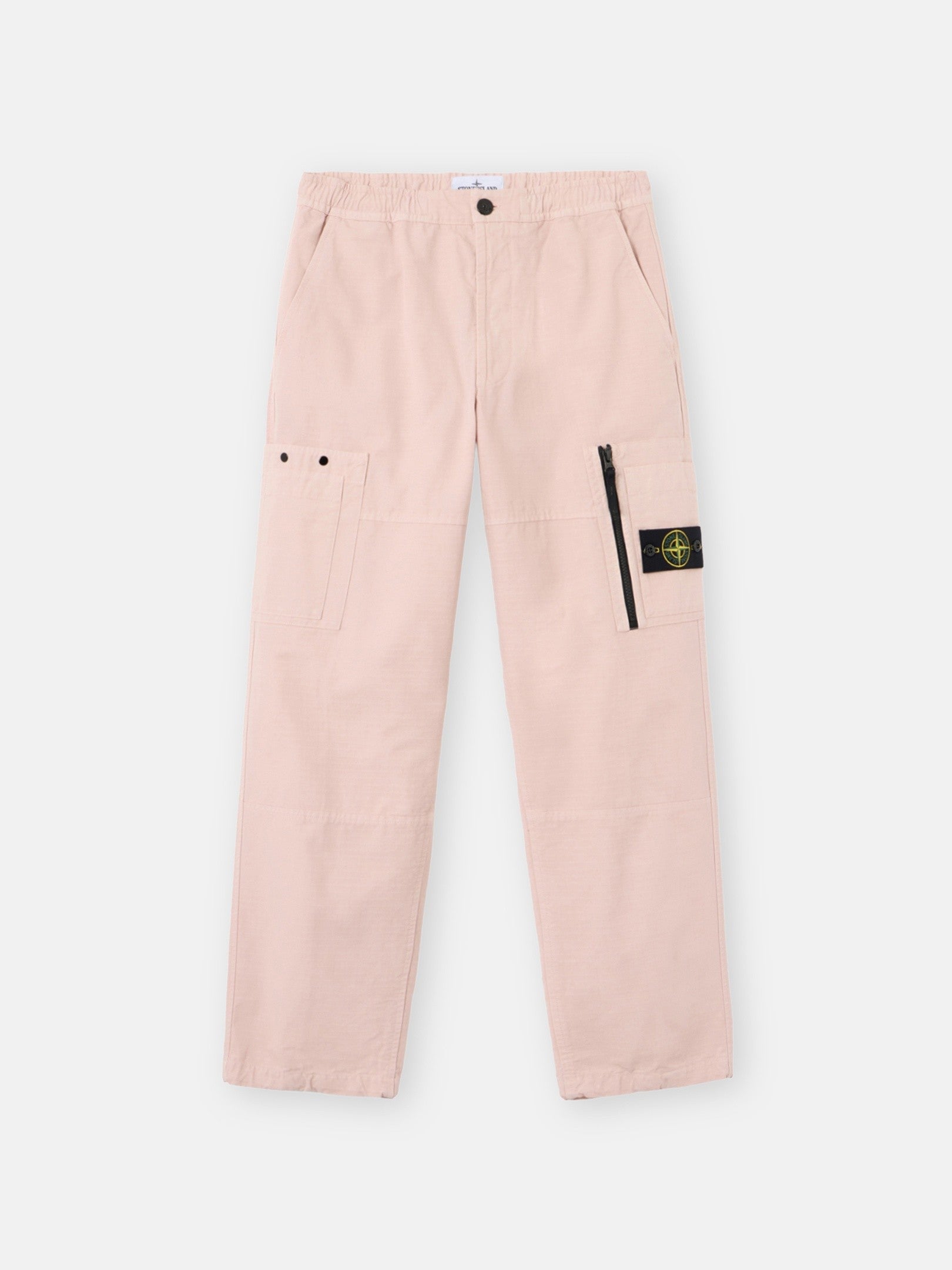 Stone Island Loose-Fit Cargo Trousers with Zip and Snap Pockets 3100015