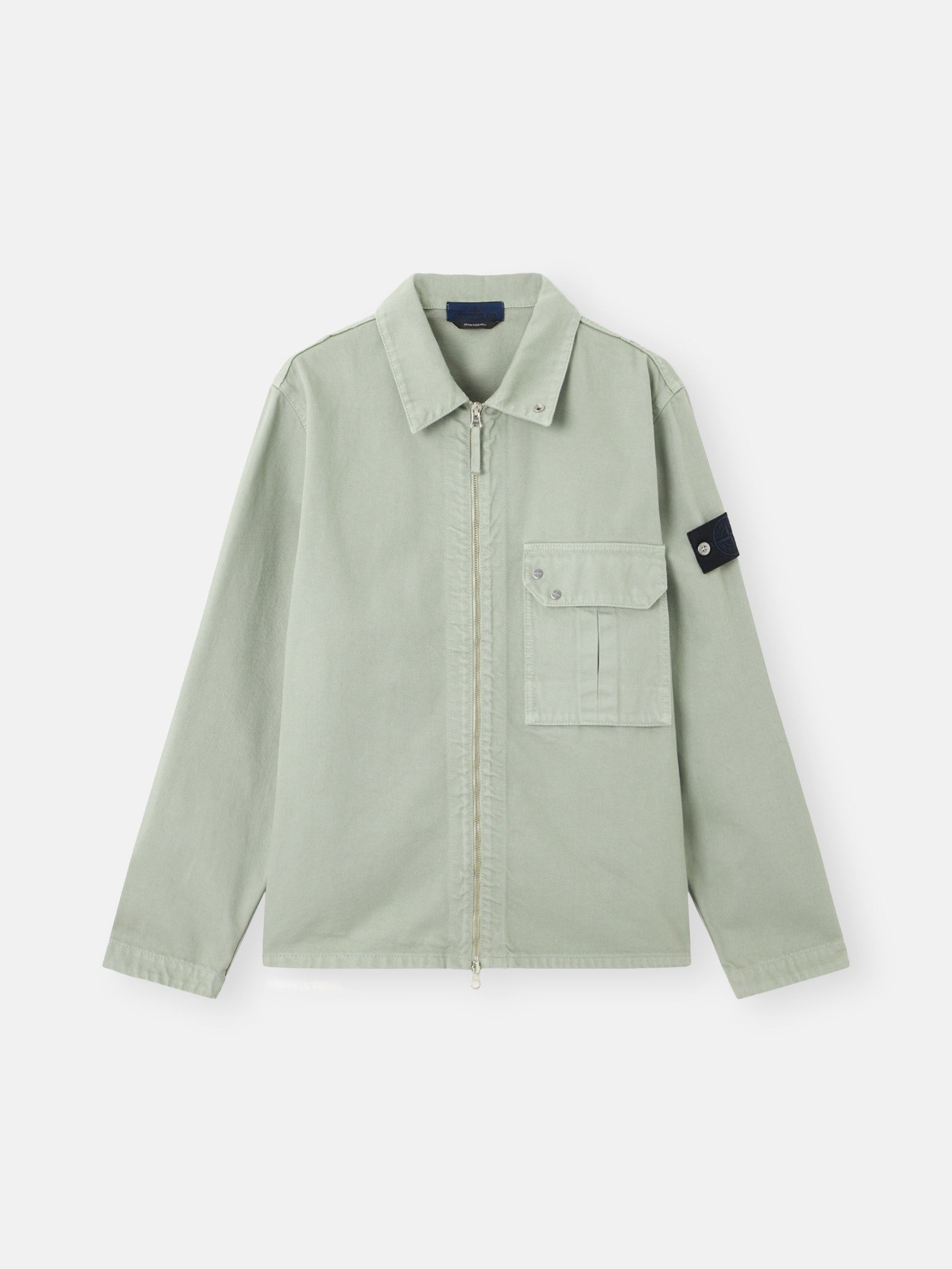Stone Island Comfort-Fit Overshirt with Zip Fastening 1200002