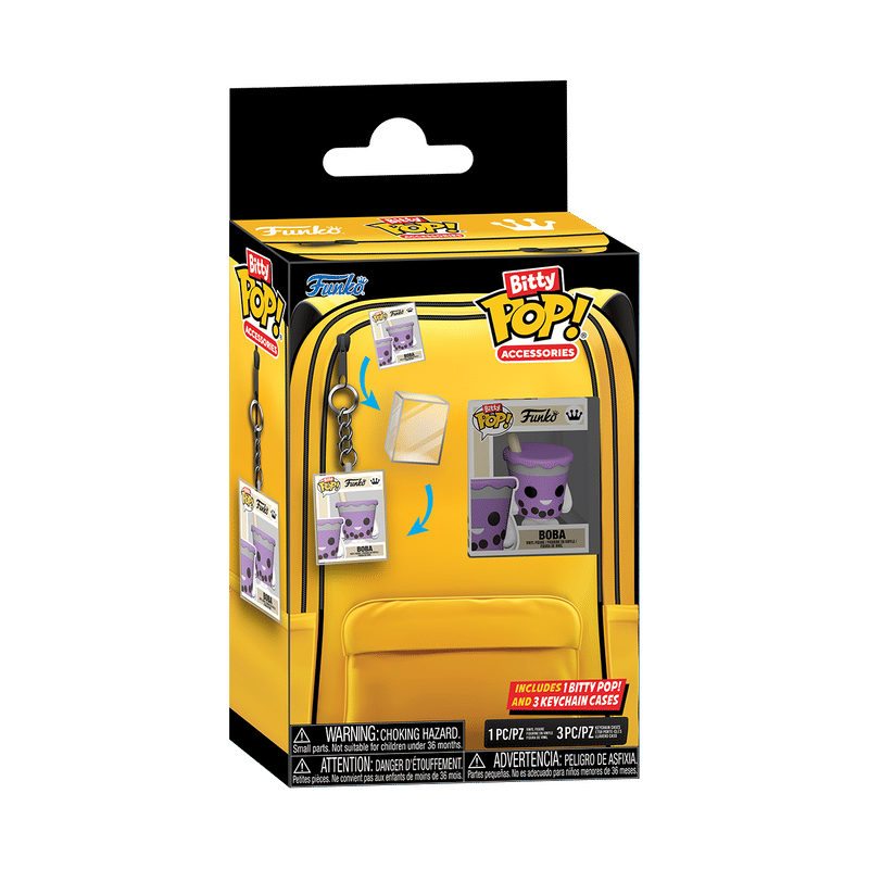 Bitty Pop! Accessories Keychain Cases 4-Pack