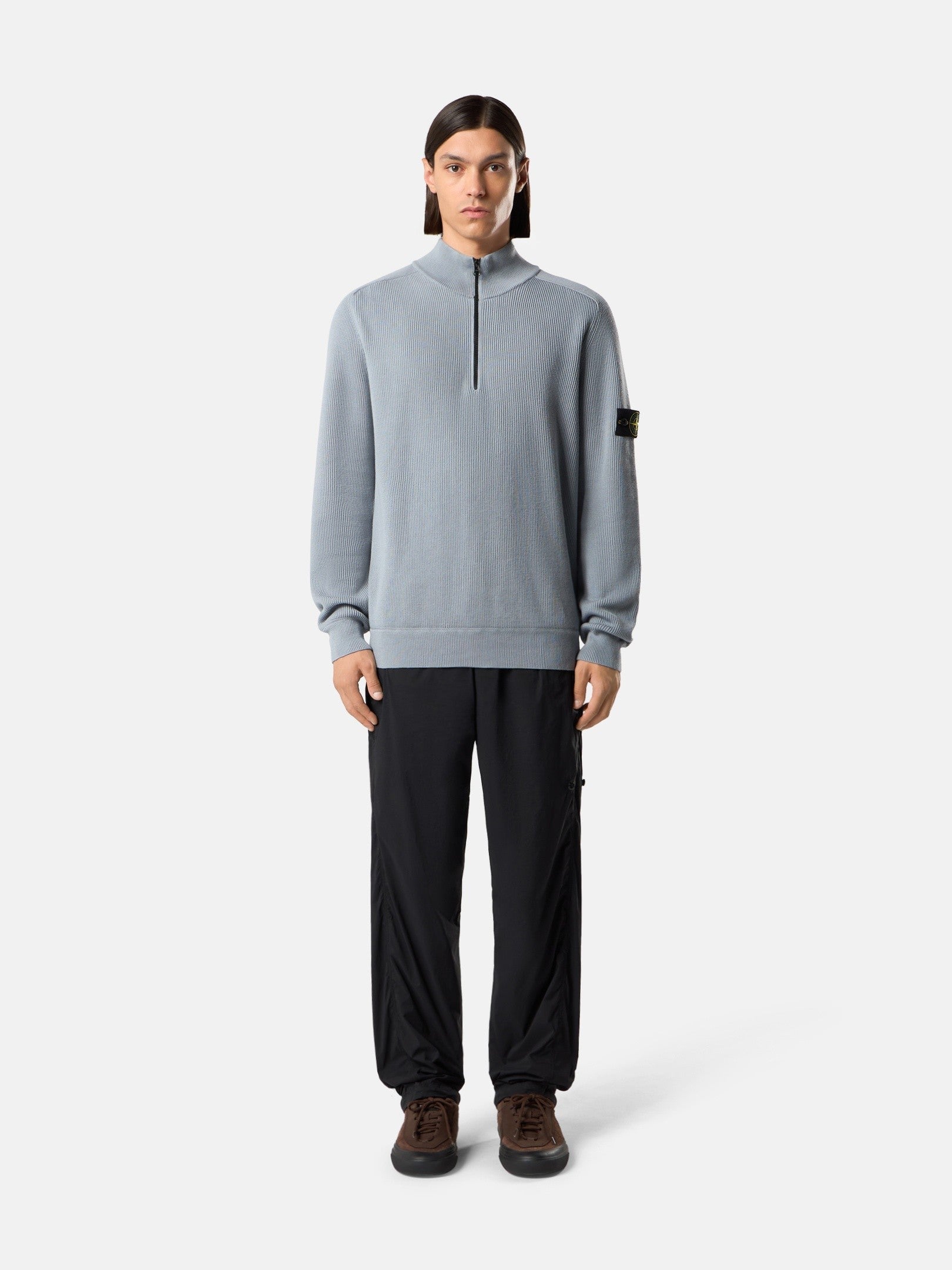 Stone Island Regular-Fit Half-Zip Jumper 5100124