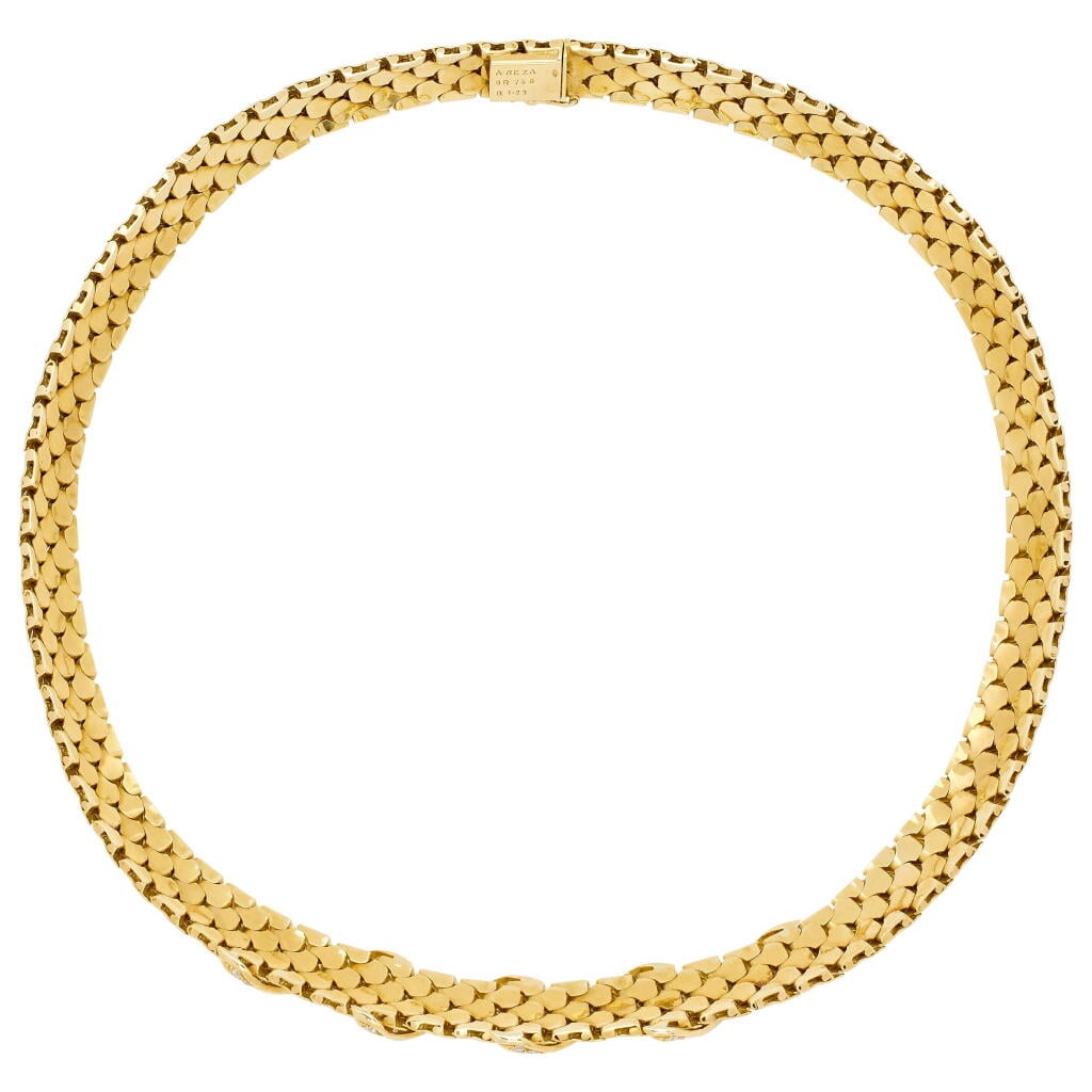Gold and Diamond Necklace