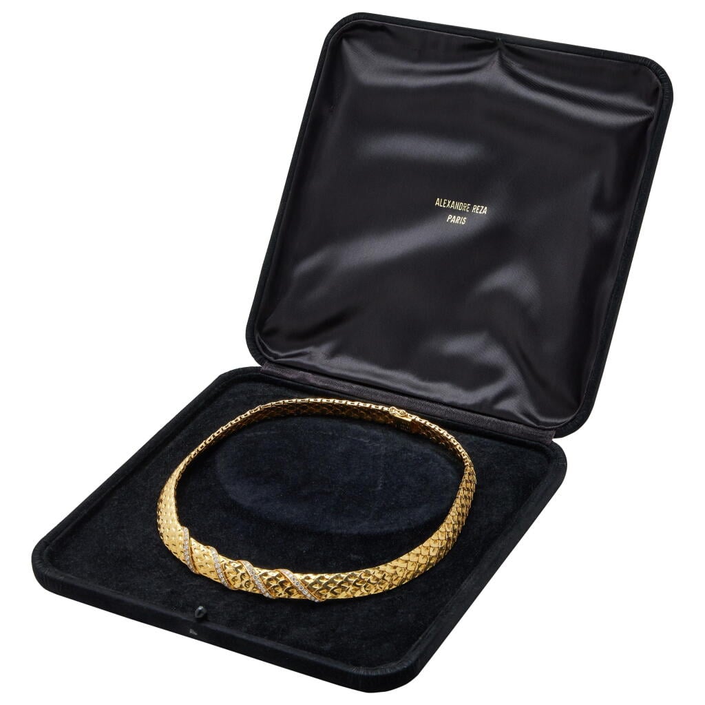 Gold and Diamond Necklace