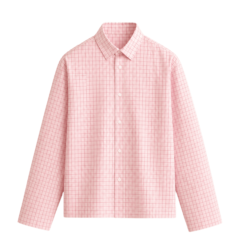 Be Autyst Blush Check Shirt