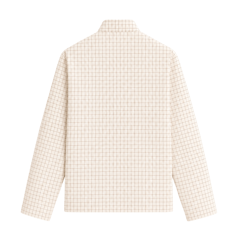 Be Autyst Ivory Check Shirt