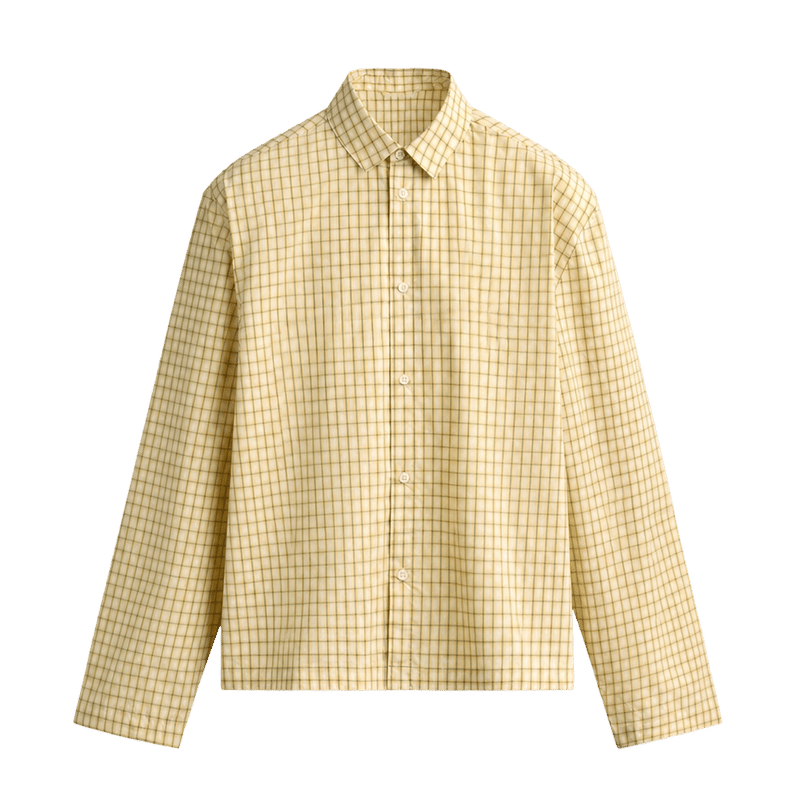 Be Autyst Marigold Check Shirt