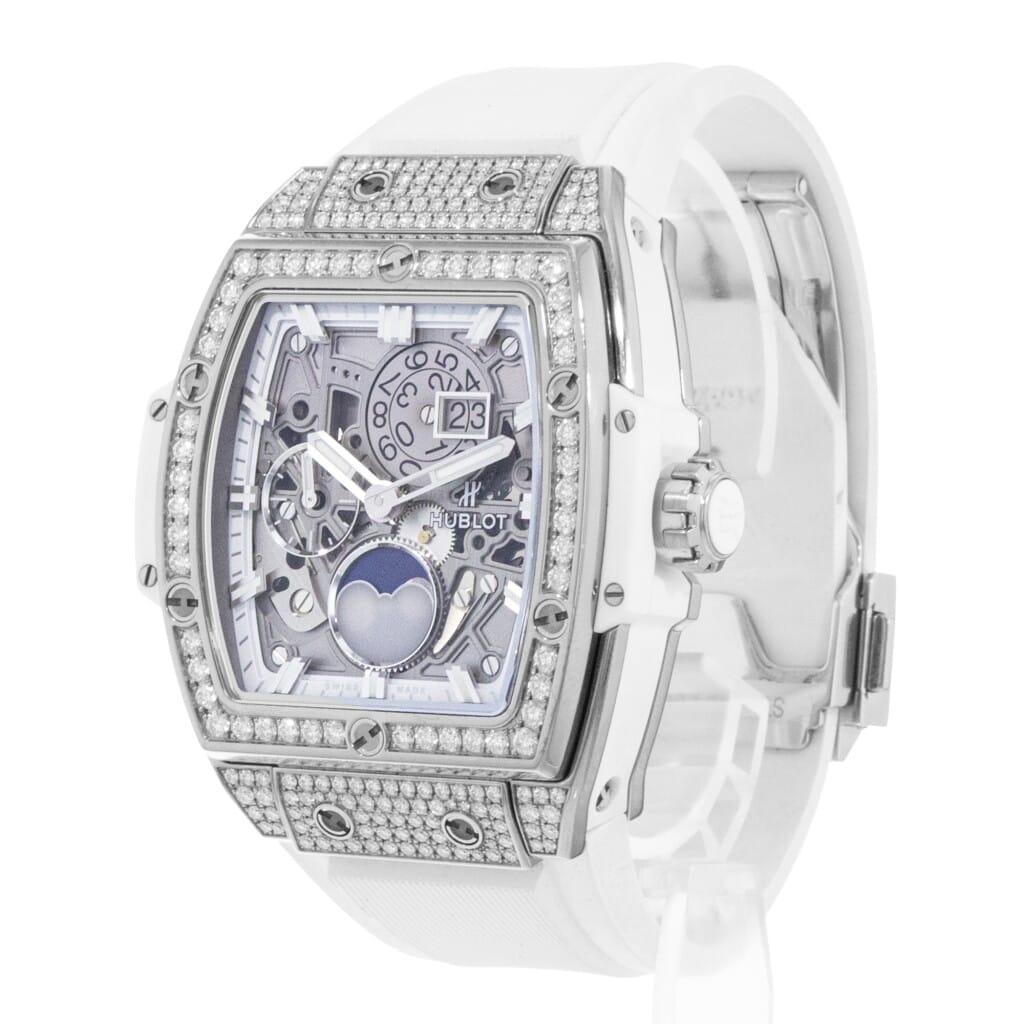 Spirit of Big Bang (Reference 647.NE.2070.RW.1604). A 42mm titanium automatic wristwatch with date and moonphase.