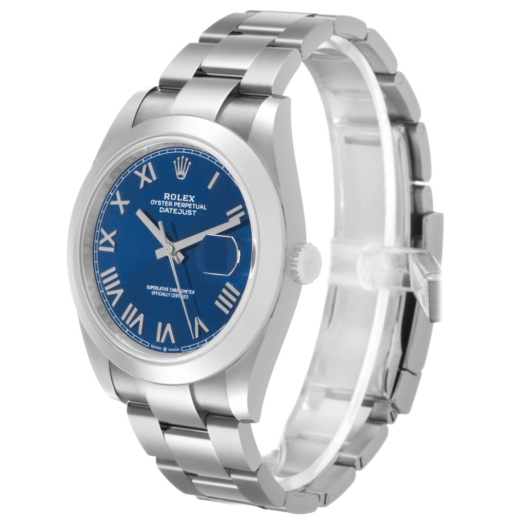 Datejust (Reference 126300). A 41mm unworn stainless steel automatic wristwatch with date. 2026
