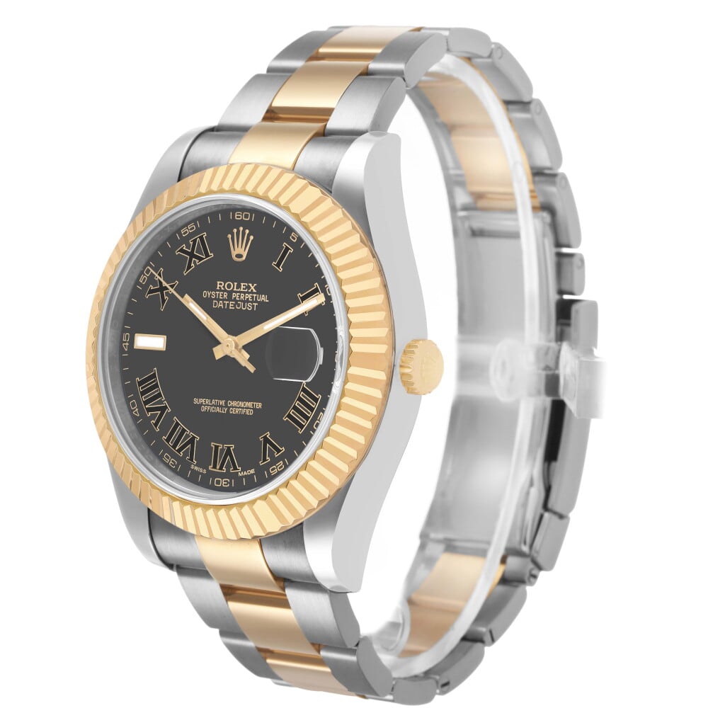 Datejust (Reference 116333). A 41mm stainless steel yellow gold automatic wristwatch with date. 2013