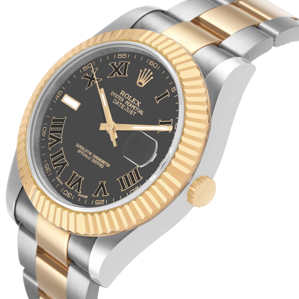 Datejust (Reference 116333). A 41mm stainless steel yellow gold automatic wristwatch with date. 2013