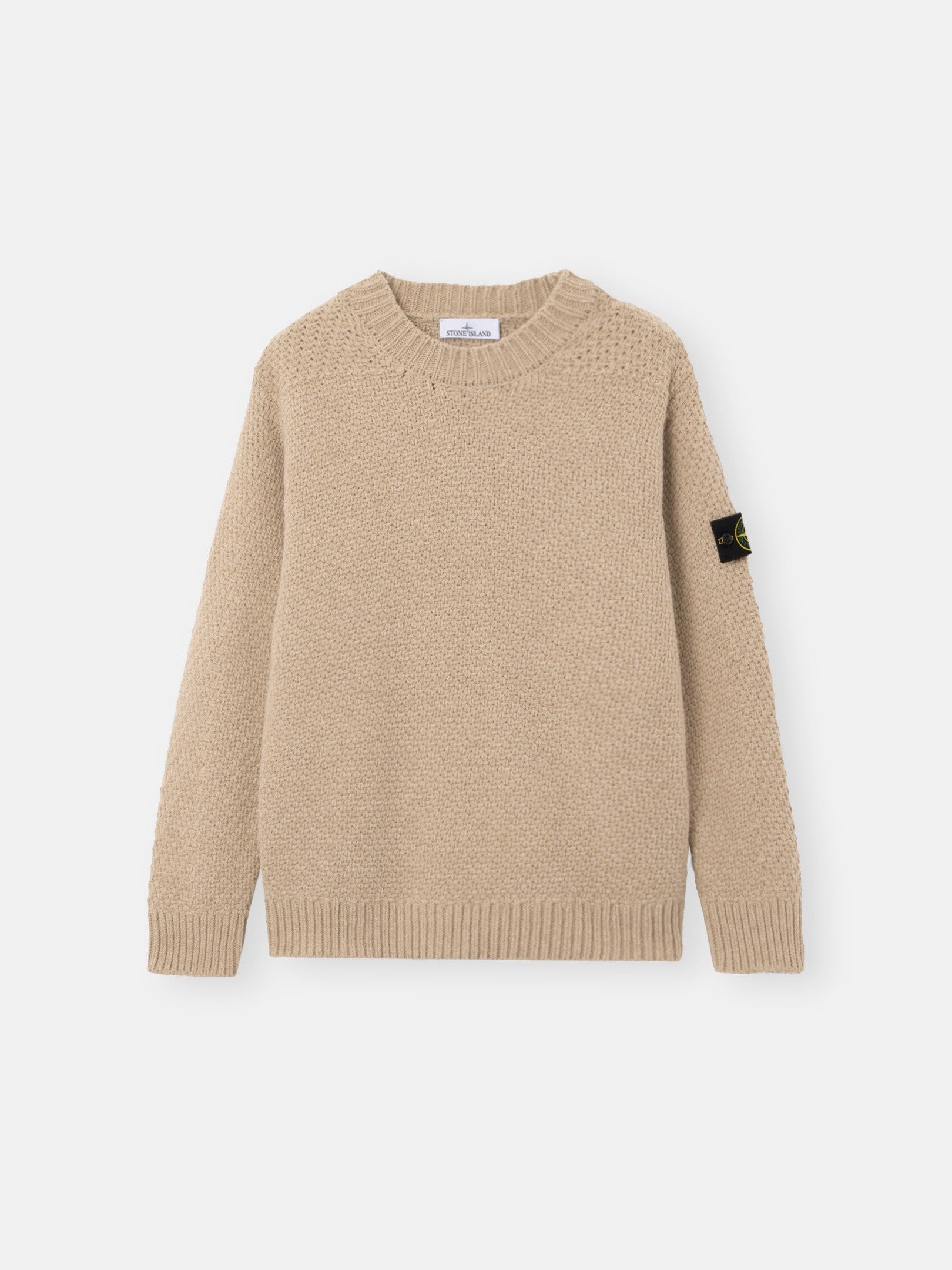 Stone Island Loose-Fit Crewneck Jumper with Ribbed Trims 5100055