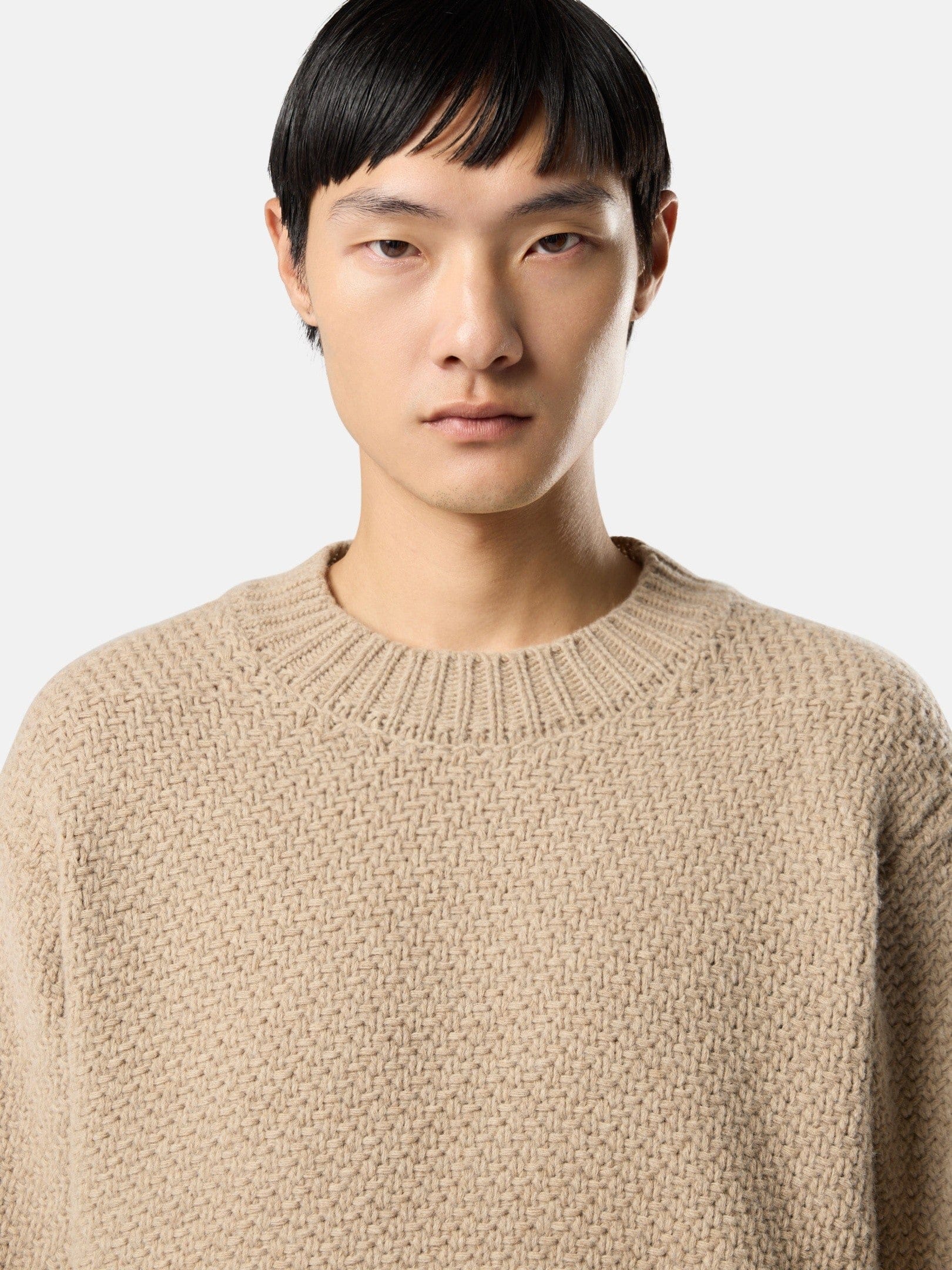 Stone Island Loose-Fit Crewneck Jumper with Ribbed Trims 5100055