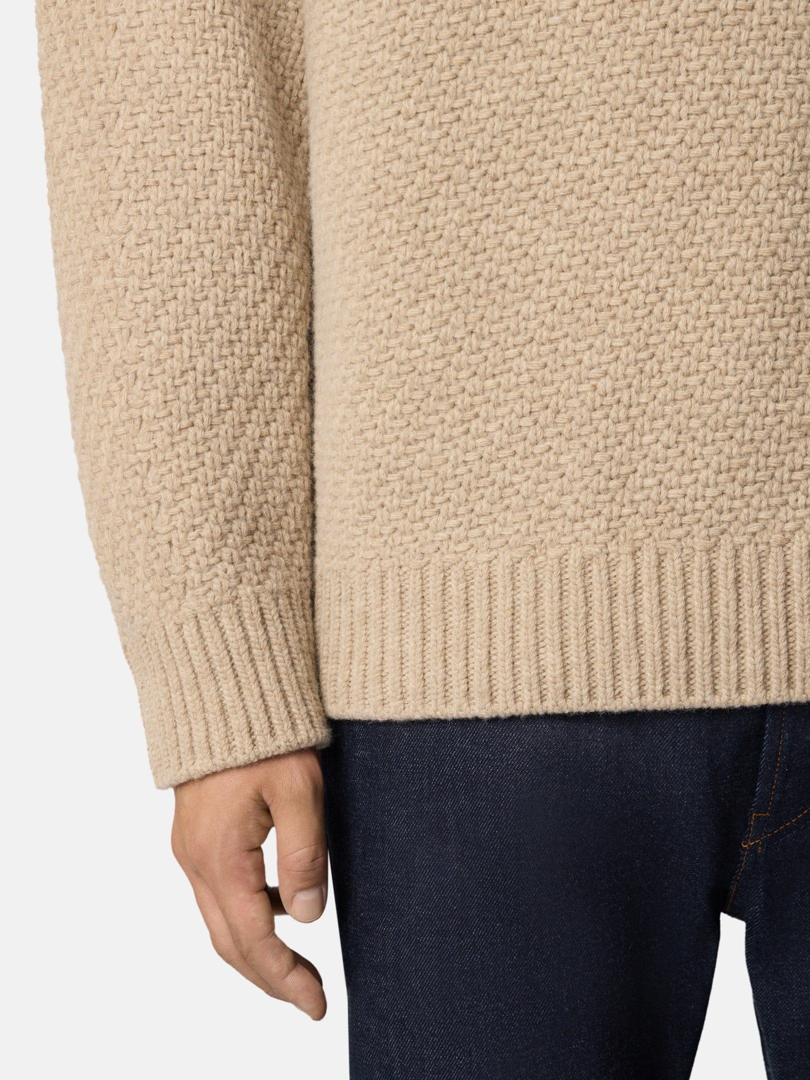 Stone Island Loose-Fit Crewneck Jumper with Ribbed Trims 5100055