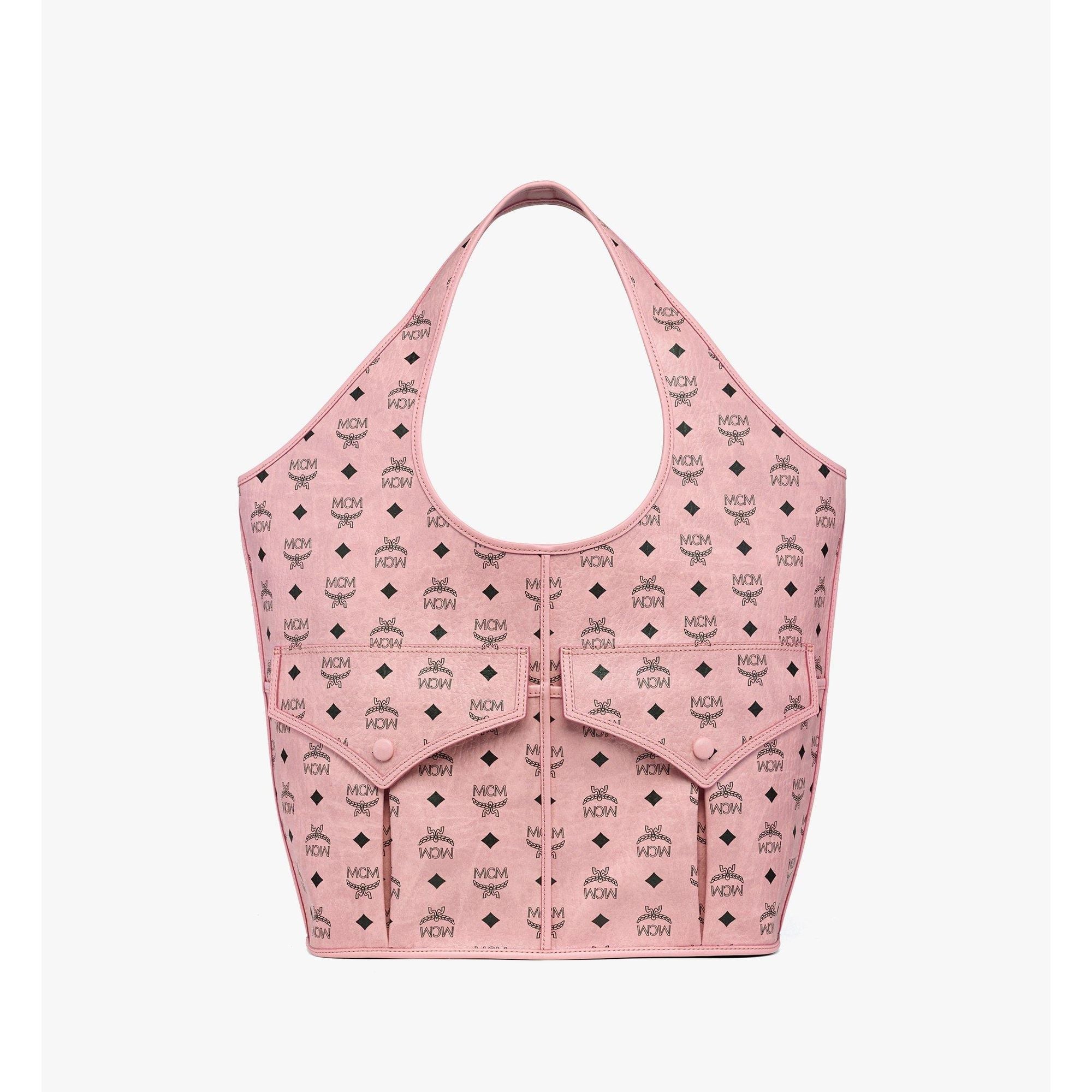MCM X-Large Leni Shopper in Visetos