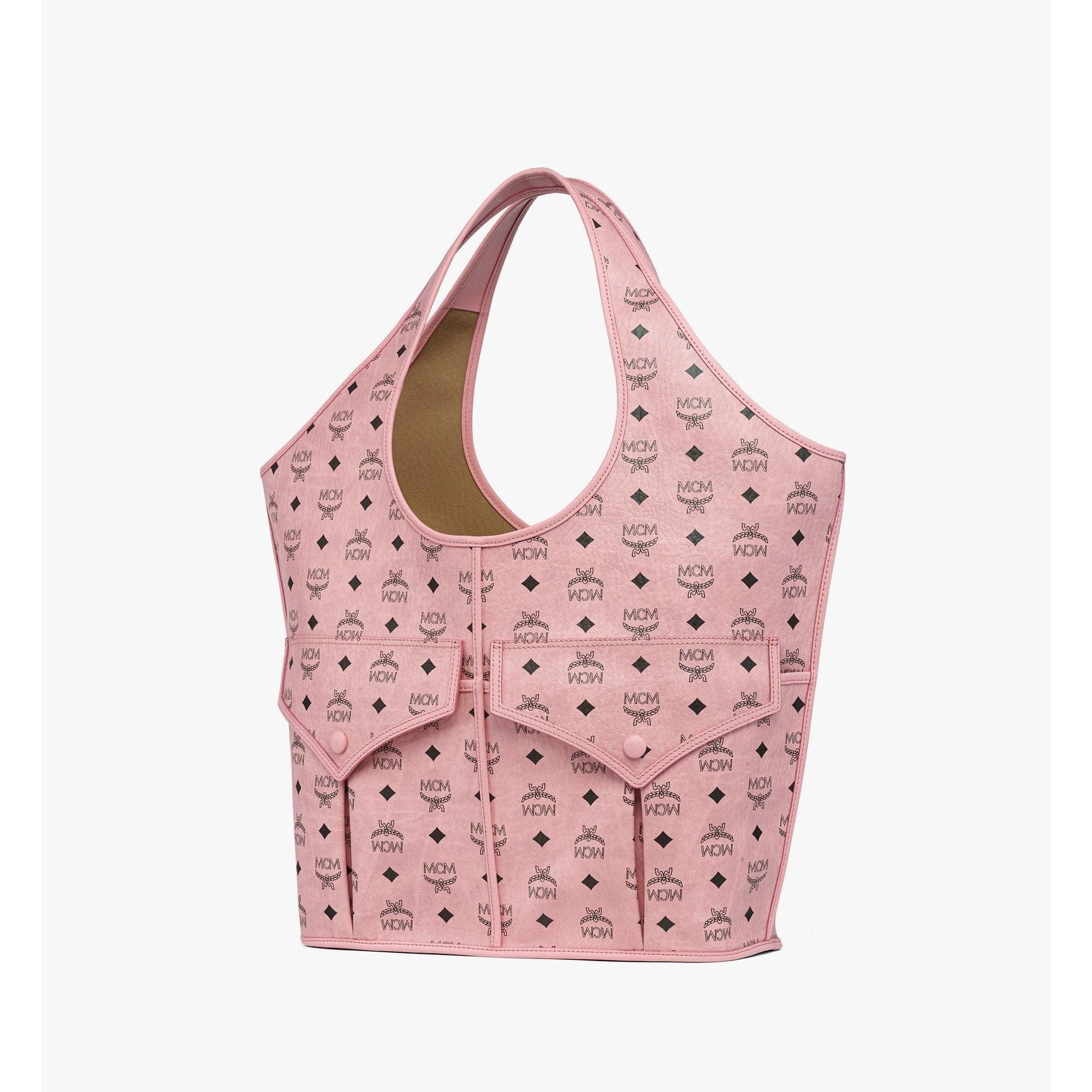 MCM X-Large Leni Shopper in Visetos