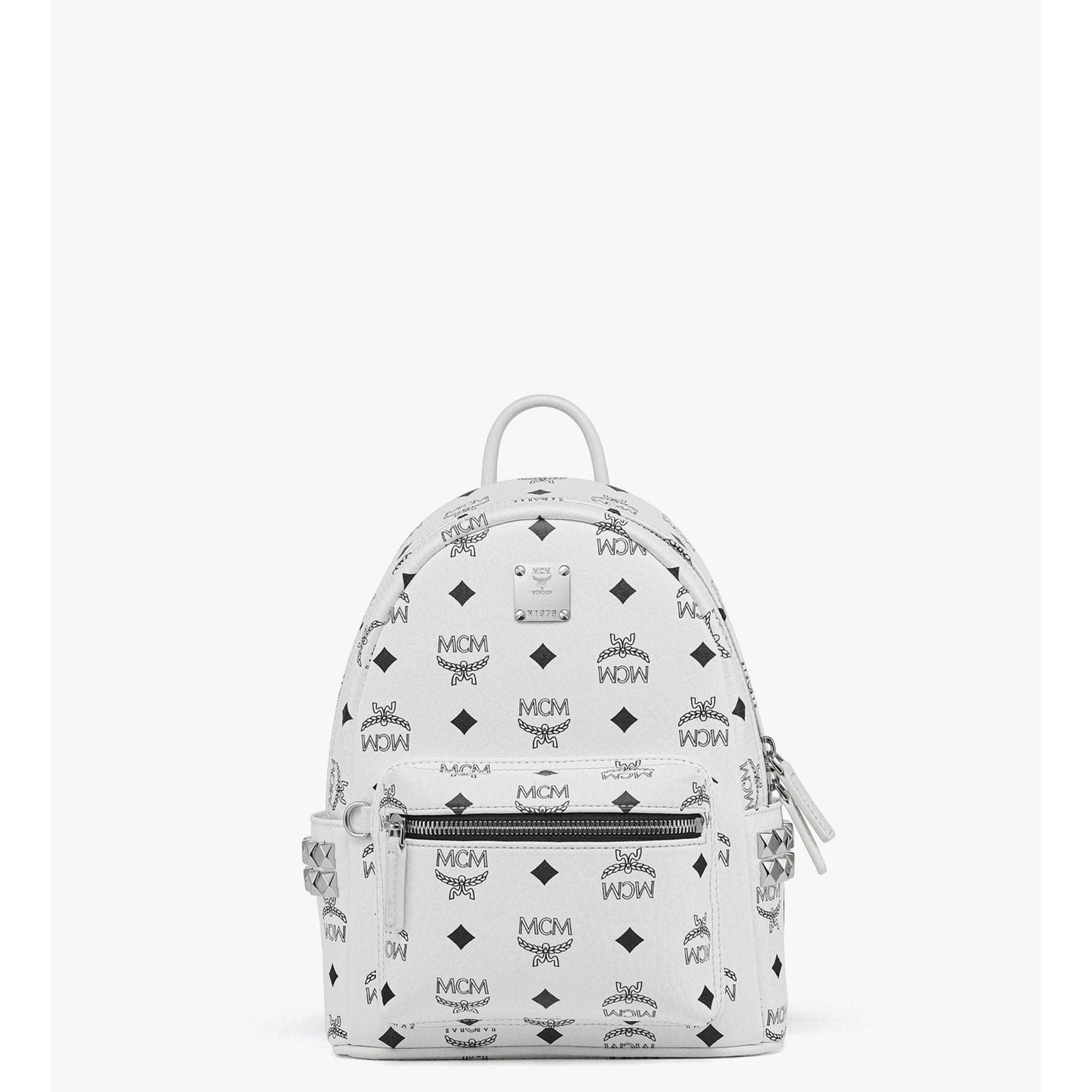 MCM Stark Side Studs Backpack in Visetos