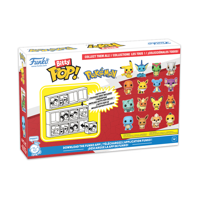 Bitty Pop! Pokémon 4-Pack Series 1