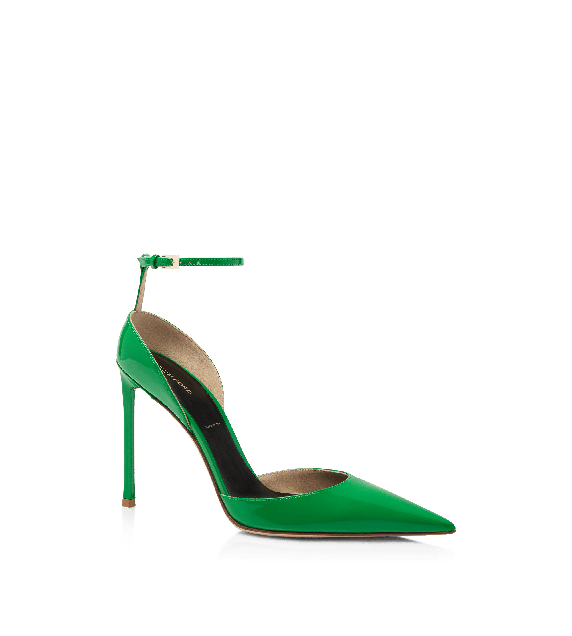 Tom Ford Patent Leather Vertigo Ankle Strap Pump