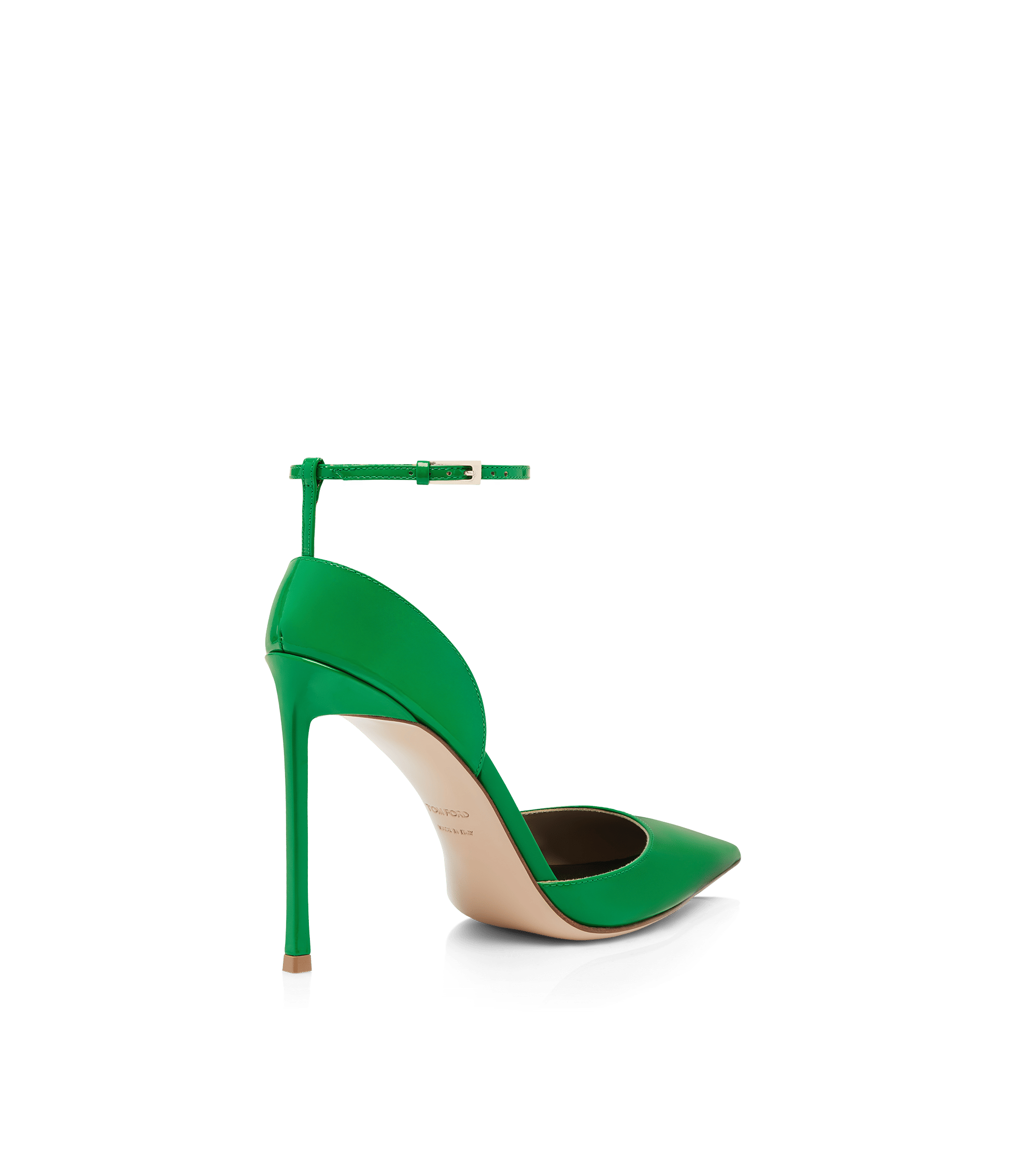 Tom Ford Patent Leather Vertigo Ankle Strap Pump