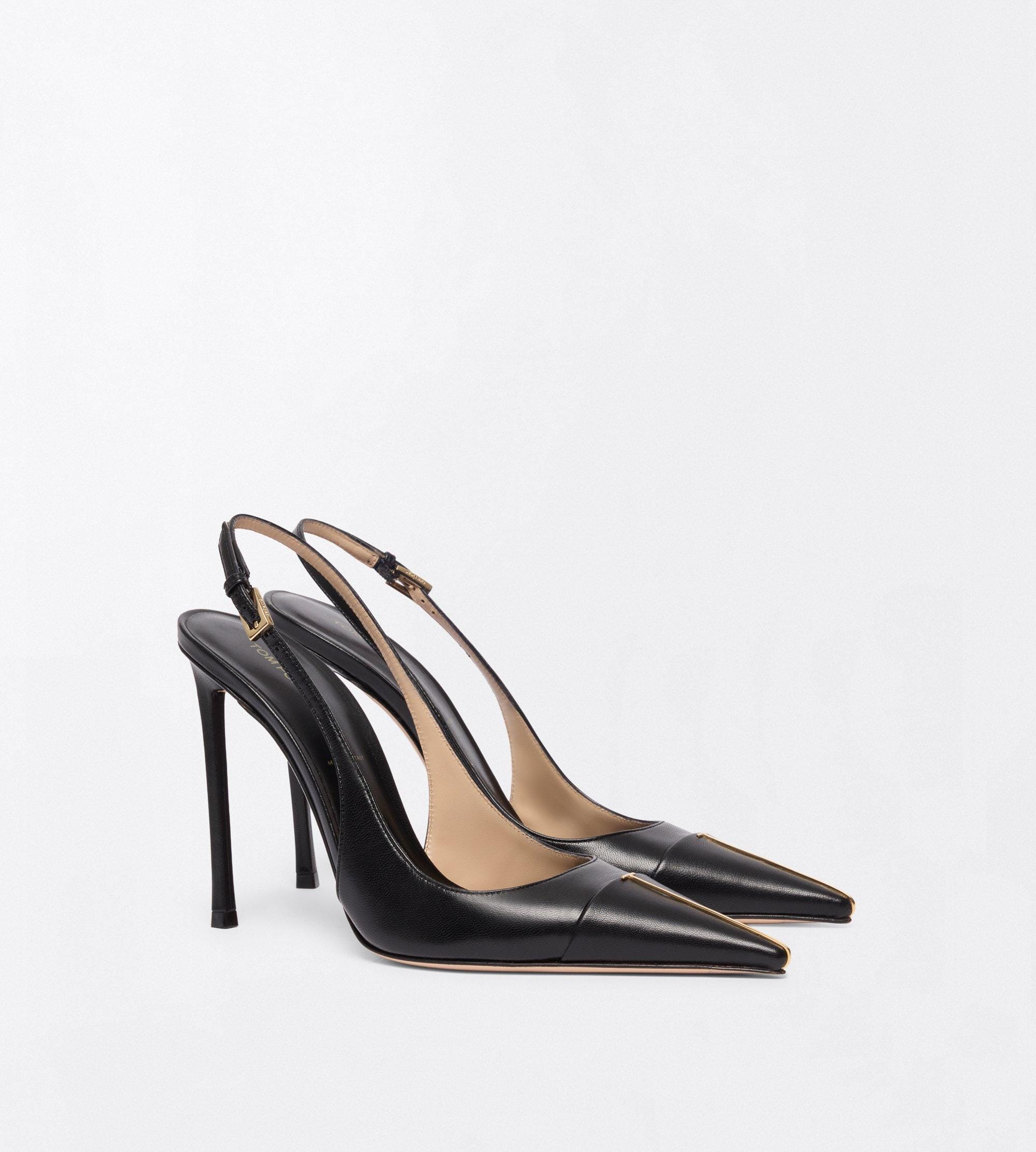 Tom Ford Shiny Leather Thea Slingback