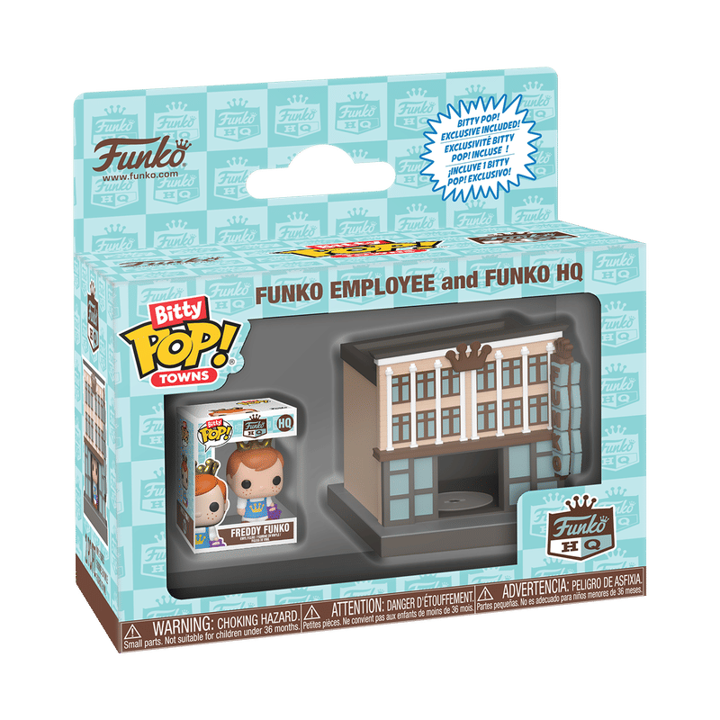 Bitty Pop! Towns Funko Employee & Funko HQ