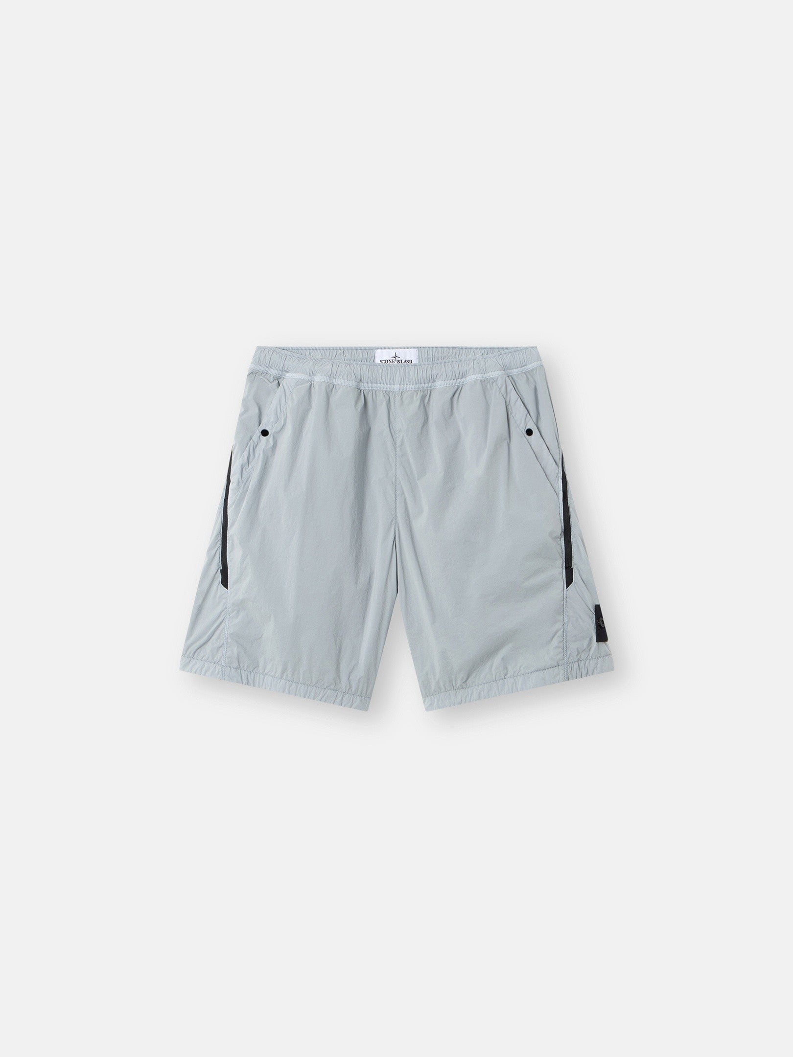 Stone Island Loose-Wide-Leg-Fit Jogger Shorts with Zip Pockets L100004